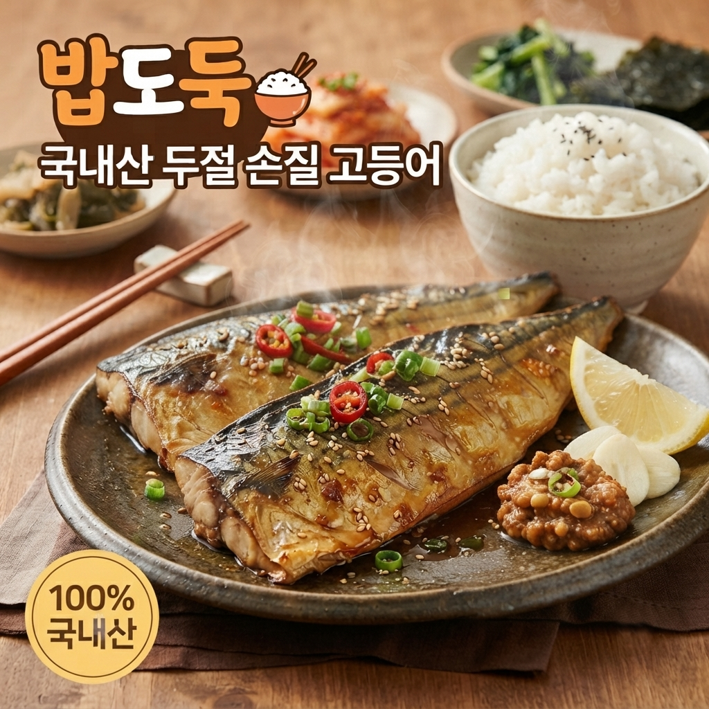 [해가람][밥강도] 국산 냉동손질 고등어 * 5팩