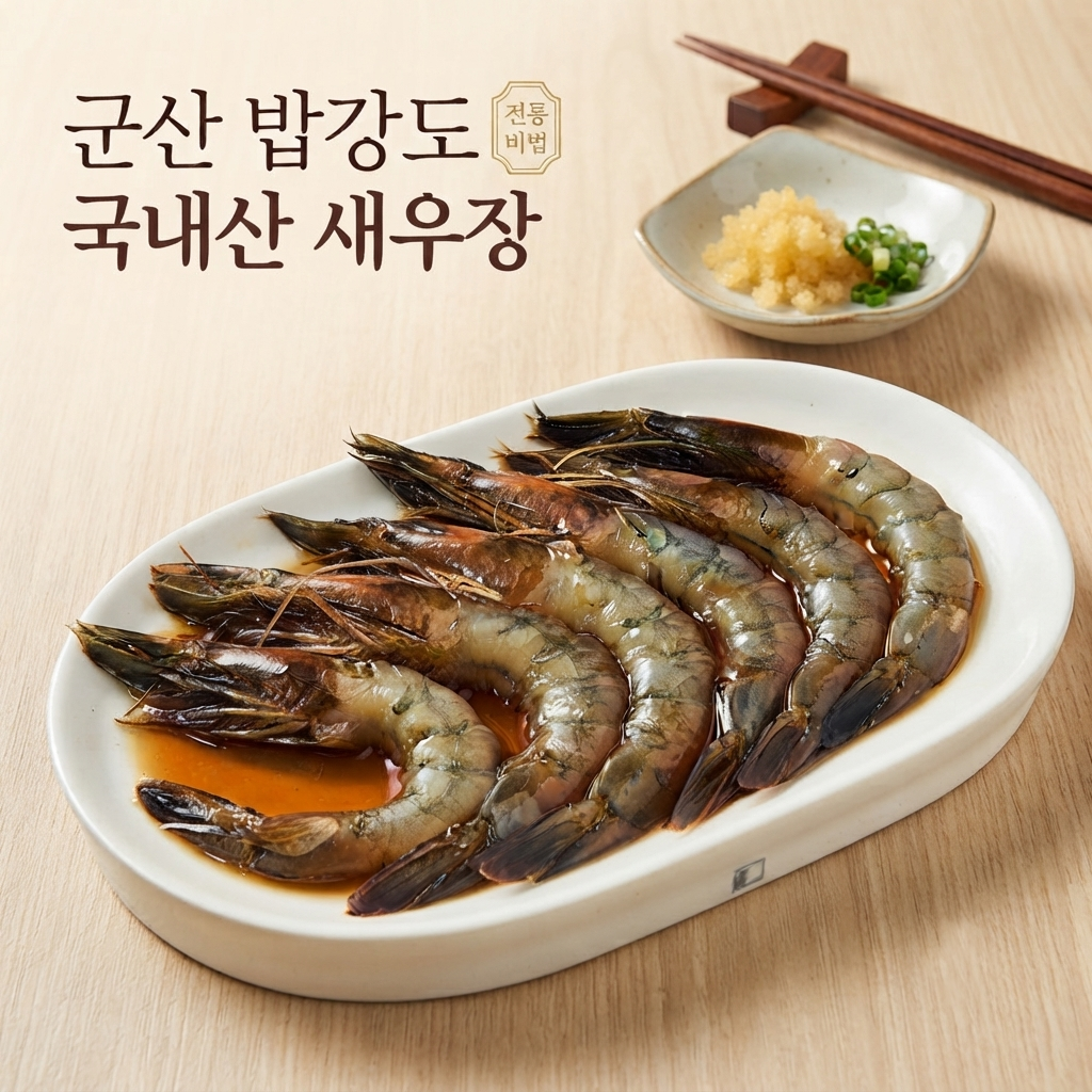 [해가람][밥강도] 국산 새우장 * 2팩