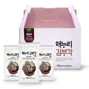 [해누리김부각] 전통 찹쌀 김부각 70g*3봉 선물용 세트 / 남원