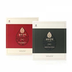 [힘찬마루][2박스60포] 힘찬플러스셋트[와우,봉추플러스/각1박스,30포/총60포] FDA시설등록,건강즙_달팽이진액 닭발진액 셋트