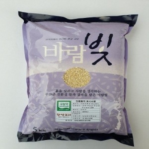 [덕림친환경영농조합법인] 친환경 유기농 찹쌀보리 3kg / 5kg