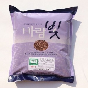 [덕림친환경영농조합법인] 친환경 유기농 찰홍미 1kg / 3kg / 5kg