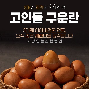 [지경] 고인돌 구운계란 30구/ 60구,150구,3구 10개입(대란-구운란)