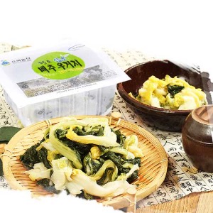 [오복농산] 부드럽고 구수한 데친 무청시래기&배추우거지 1.2kg
