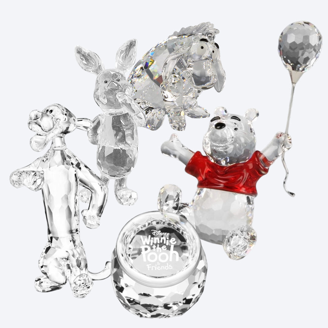 스와로브스키 디즈니 클래식 곰돌이 푸 세트 Swarovski