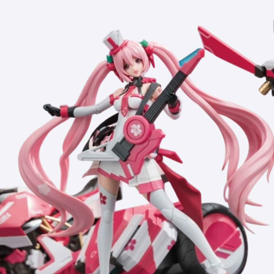 【中古品、おまけ付】powercolerRX7800XT SAKURA 2차] SOSKILL(소스킬) X YOLOPARK 하츠네 미쿠 사쿠라 미쿠 벚꽃 미래