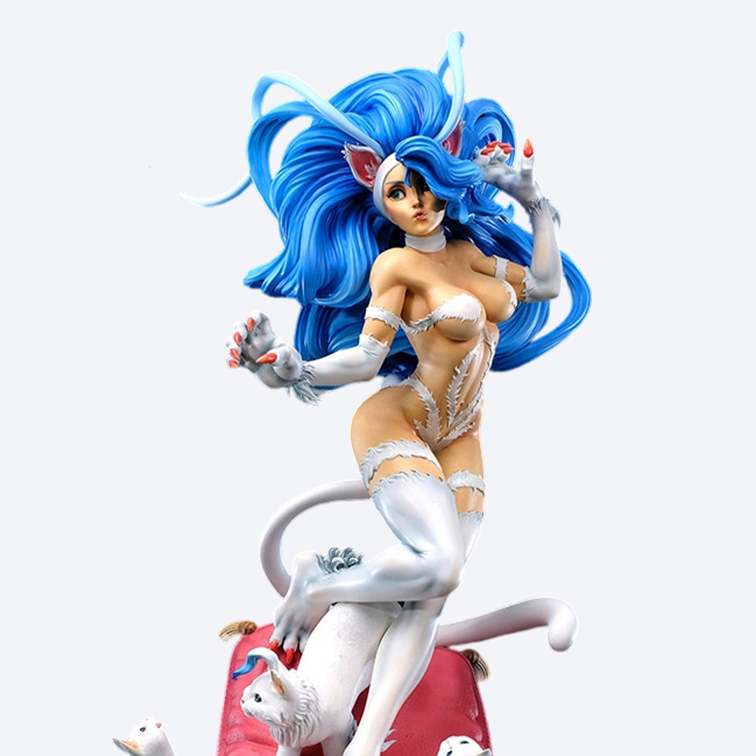 HMO collectibles 캡콤의 어둠 추적자 펠리시아 화이트 에디션 한정판