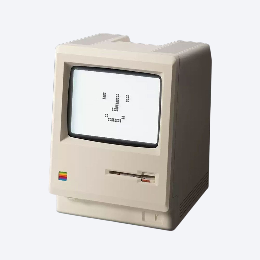 Maclock 1984 맥킨토시 모델링 무선 디지털 클락 캘린더