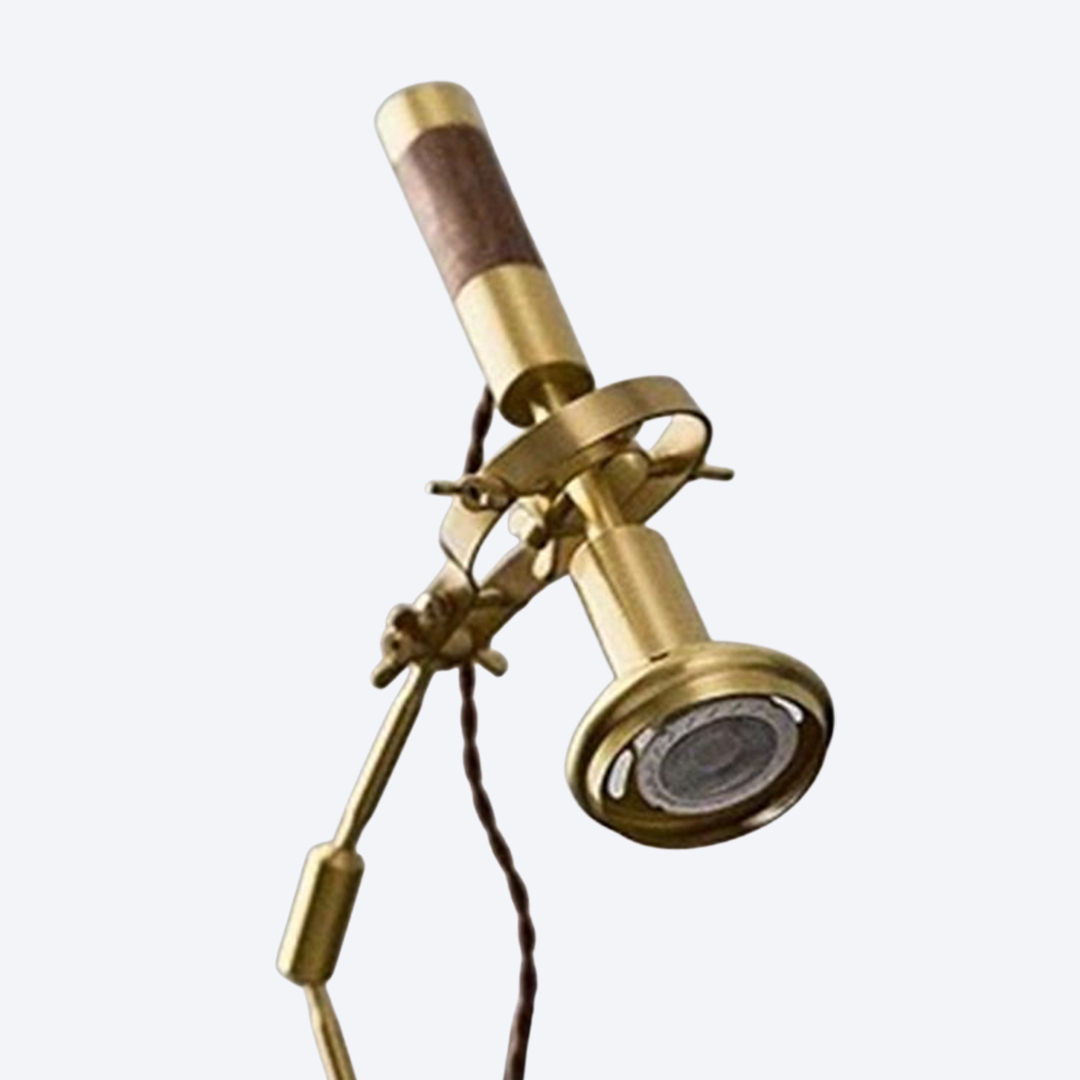 LampIsland 레트로 빈티지 클립온 메탈릭 무드 램프