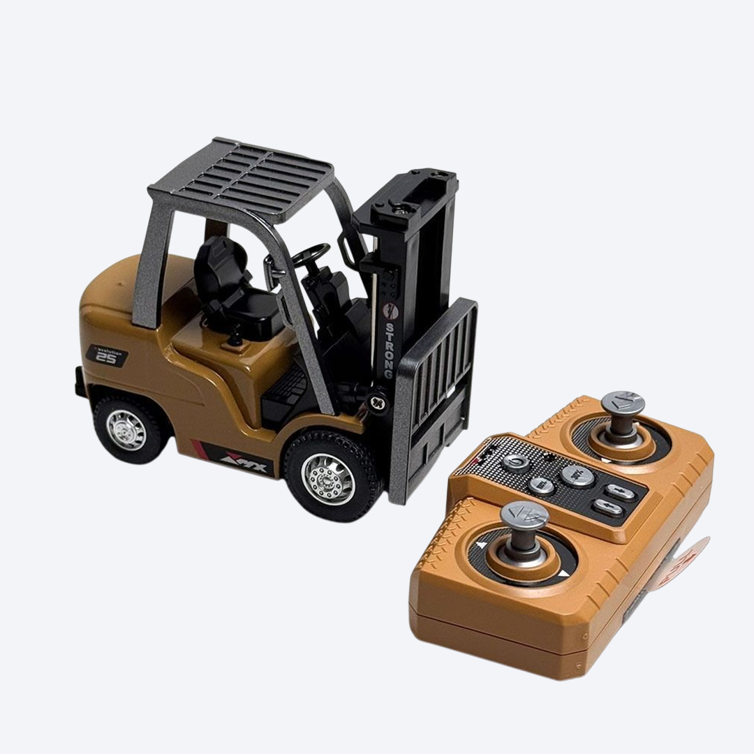 XMX 메탈알로이 미니 RC 지게차 포크리프트 2.4GHz 데스크탑 토이