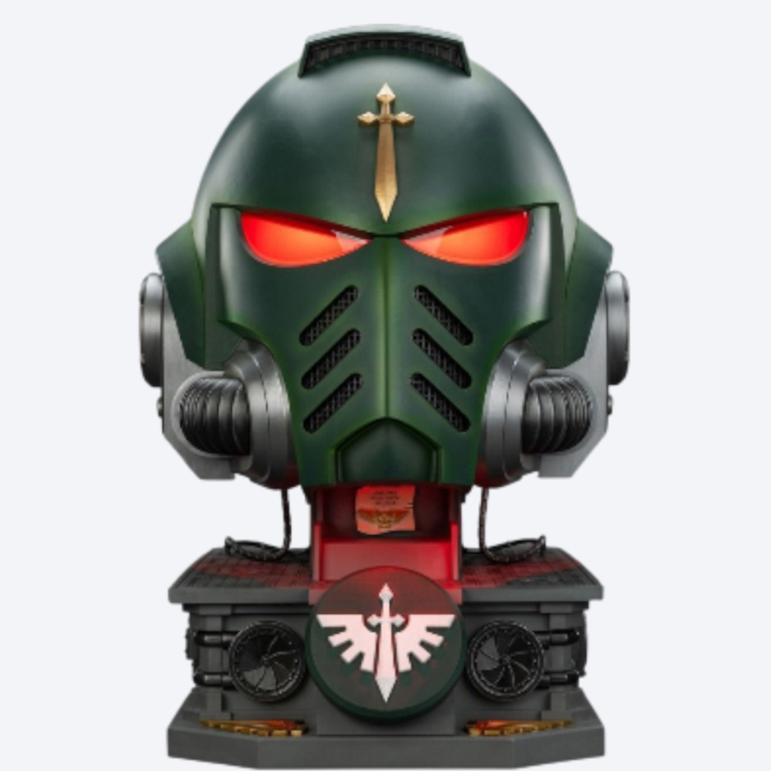 조이토이 워해머 40K 다크엔젤 MkX 헬멧 &amp; 디스플레이 스탠드 1/1스케일 JT02762
