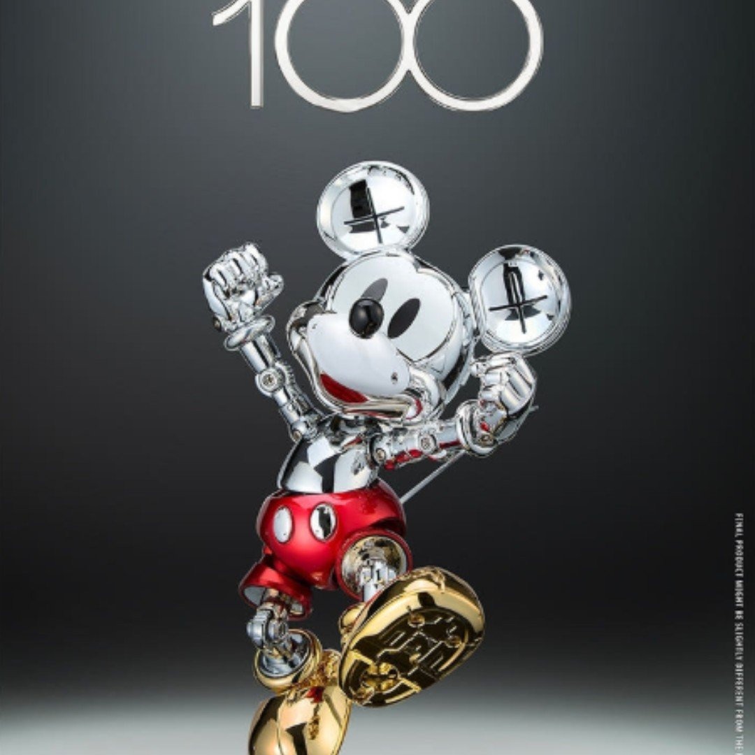 [09.04 20시] 블리츠웨이 블리츠웨이 디즈니 100주년 기념 논 스케일 미키 마우스 액션 피규어 크롬 버전 가보틱스 시리즈 BW-CA-10508 - 미개봉 / 하자 없음