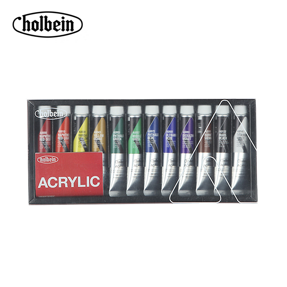 홀베인 아크릴 물감 20ml 12색 세트