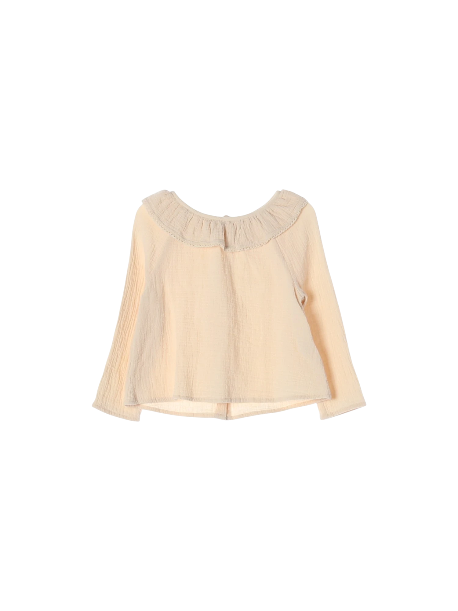 루이스미샤 프릴 베이지 블라우스 4y 0