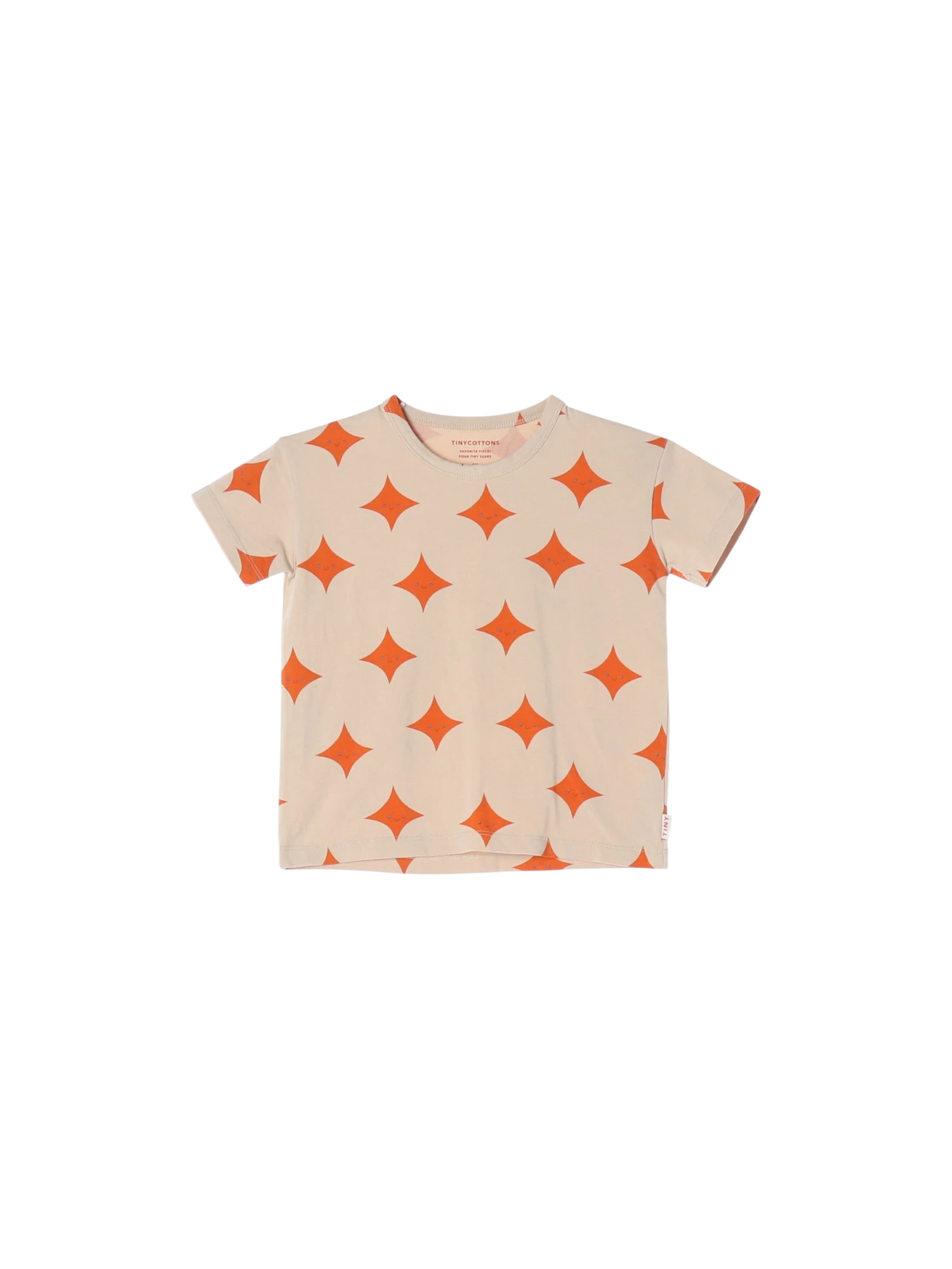 타이니코튼 롤업 베이지 티셔츠 4y 0