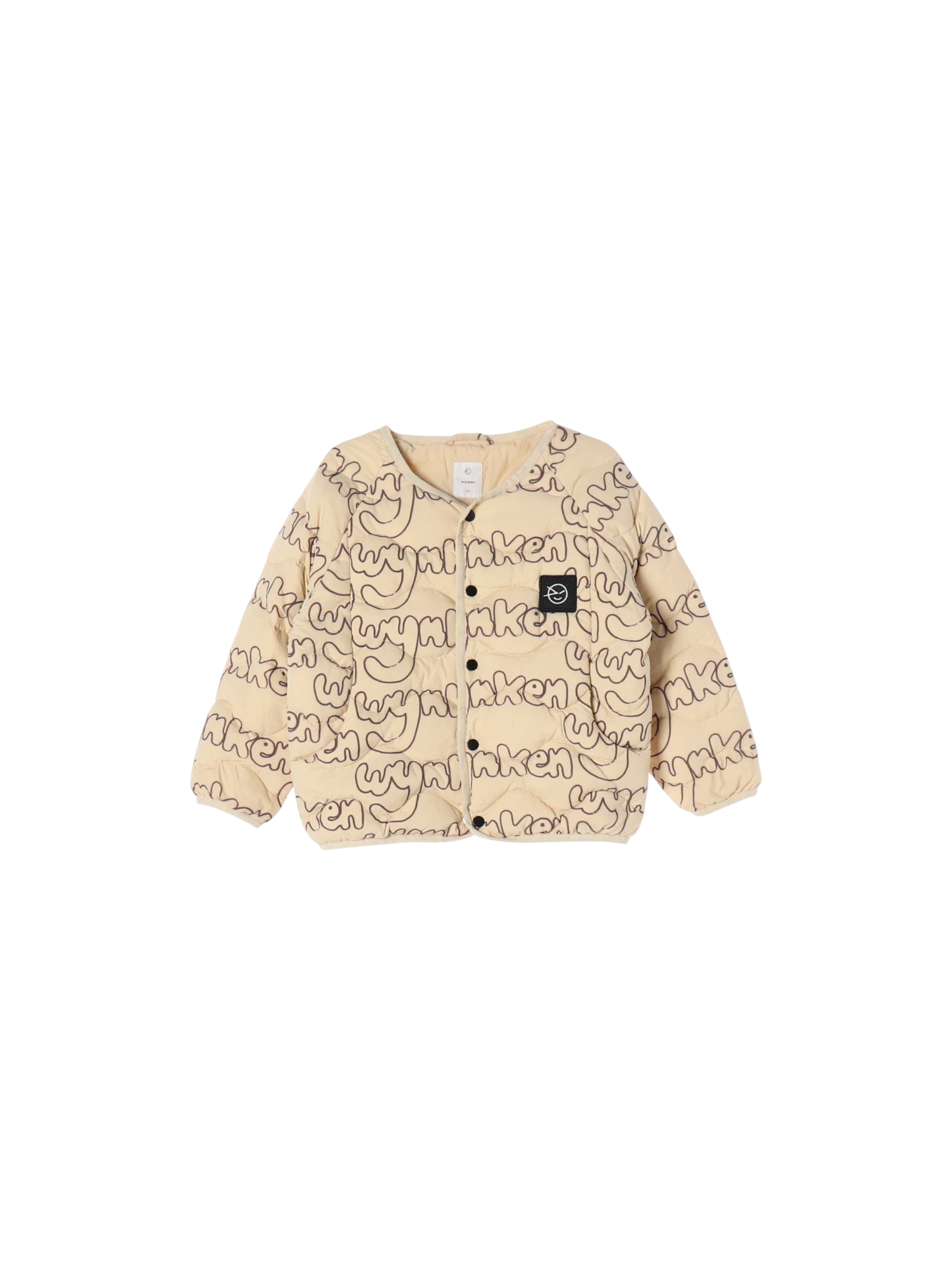 윙켄 단추 베이지 패딩 4y 0