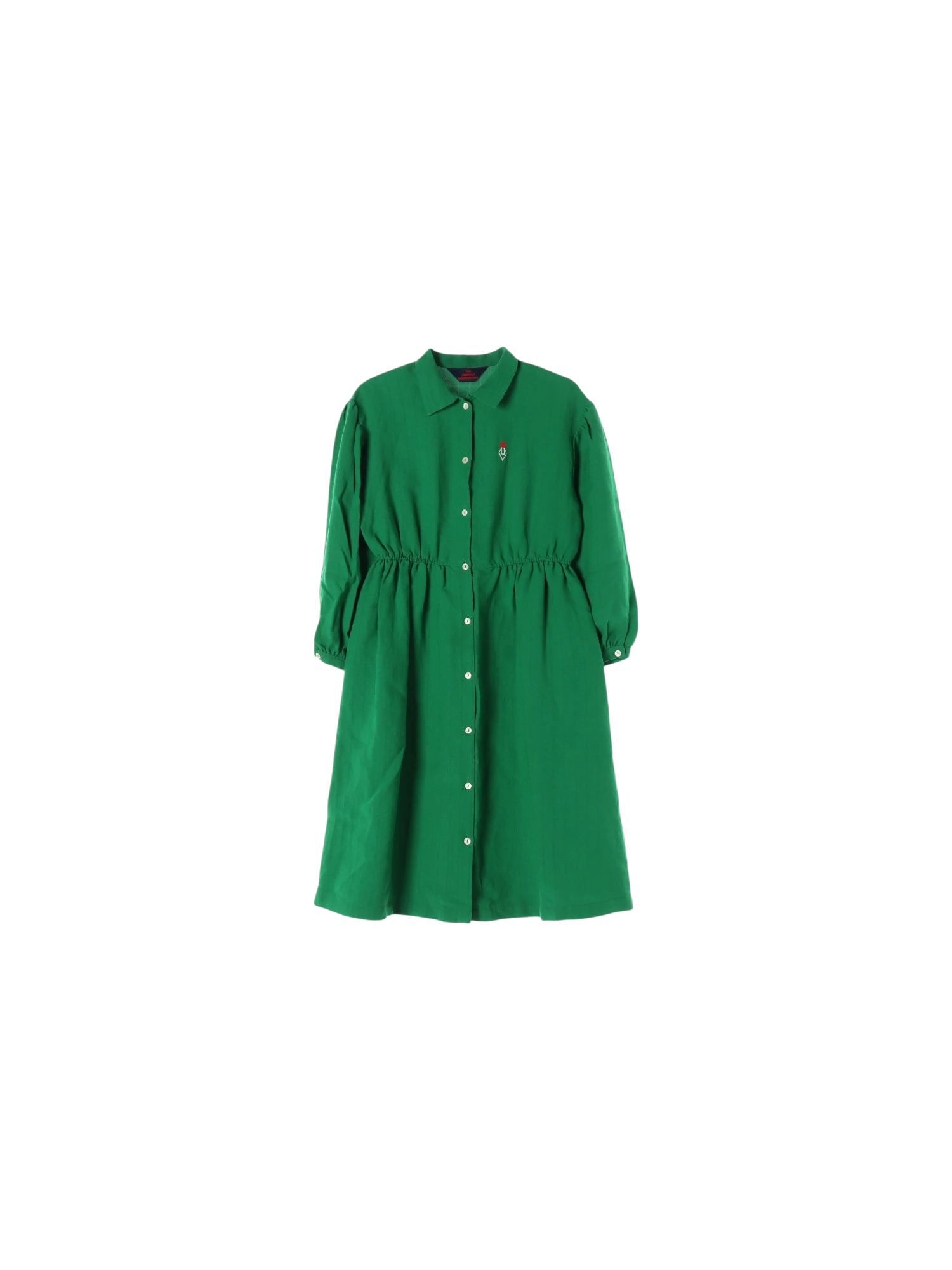 타오 단추 그린 셔츠원피스 12y 0
