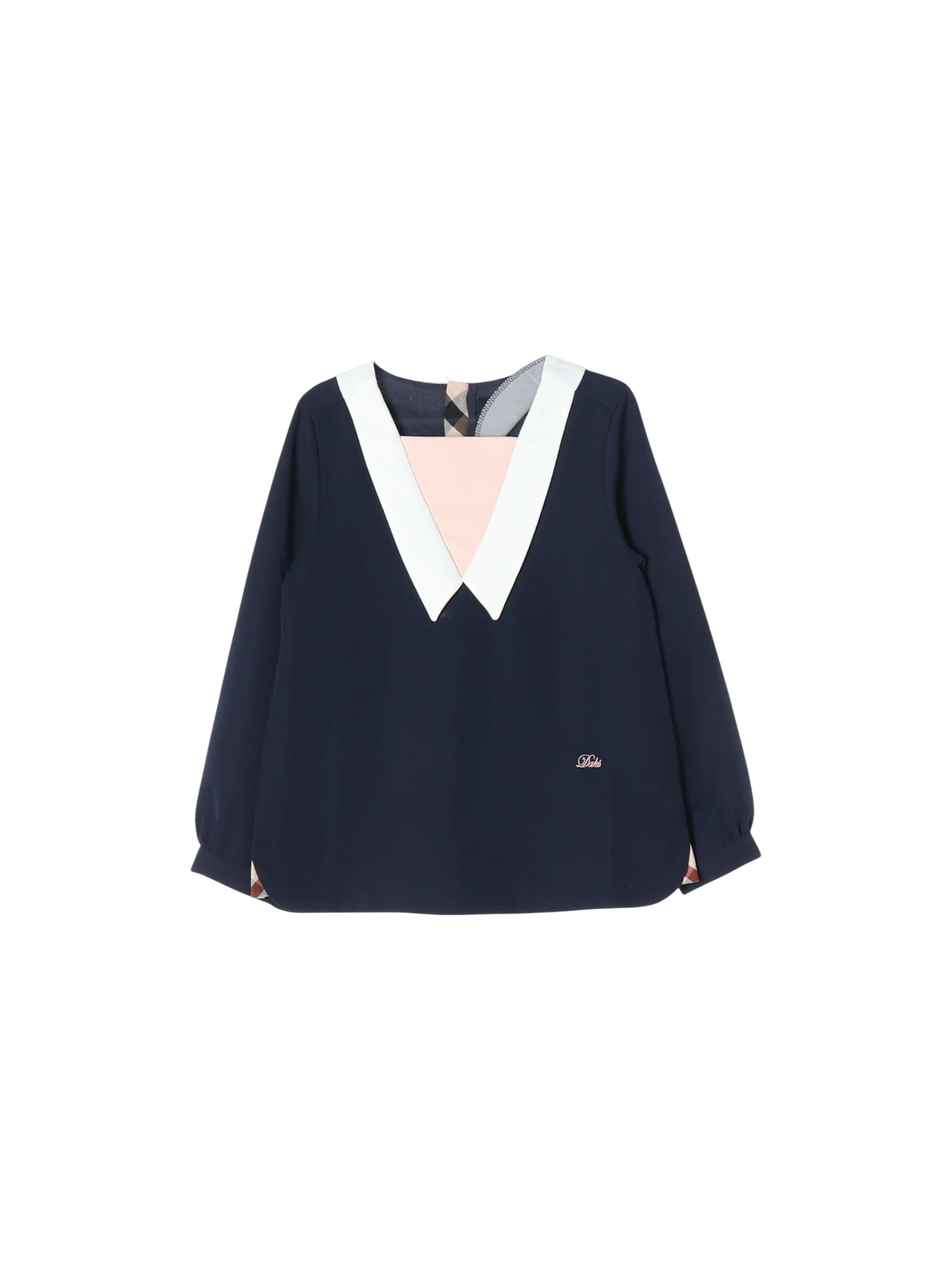 닥스 라인 네이비 블라우스 130cm 0