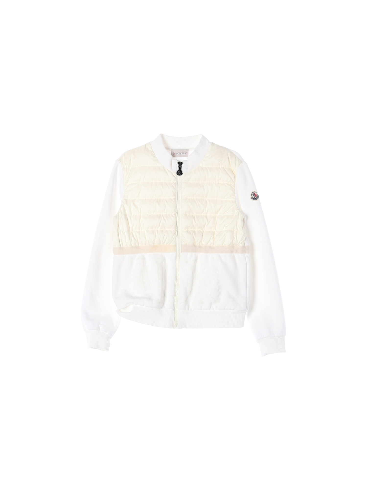 몽클레어 퀼팅 화이트 블루종 10y 0