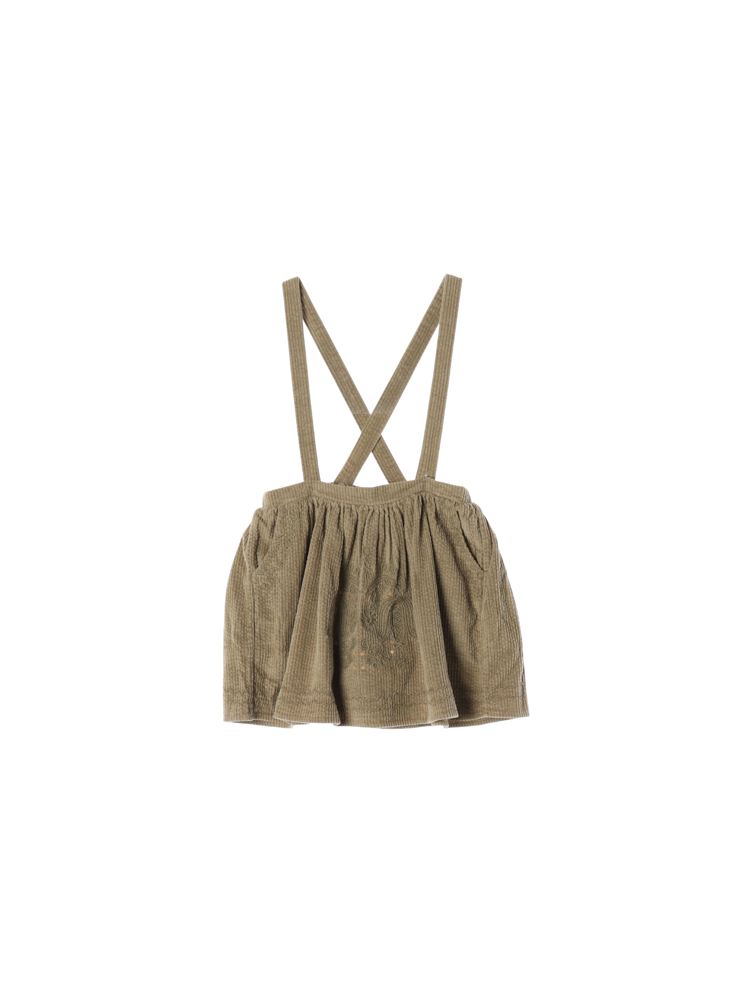 루이스미샤 스트랩 베이지 멜빵바지 10y 0