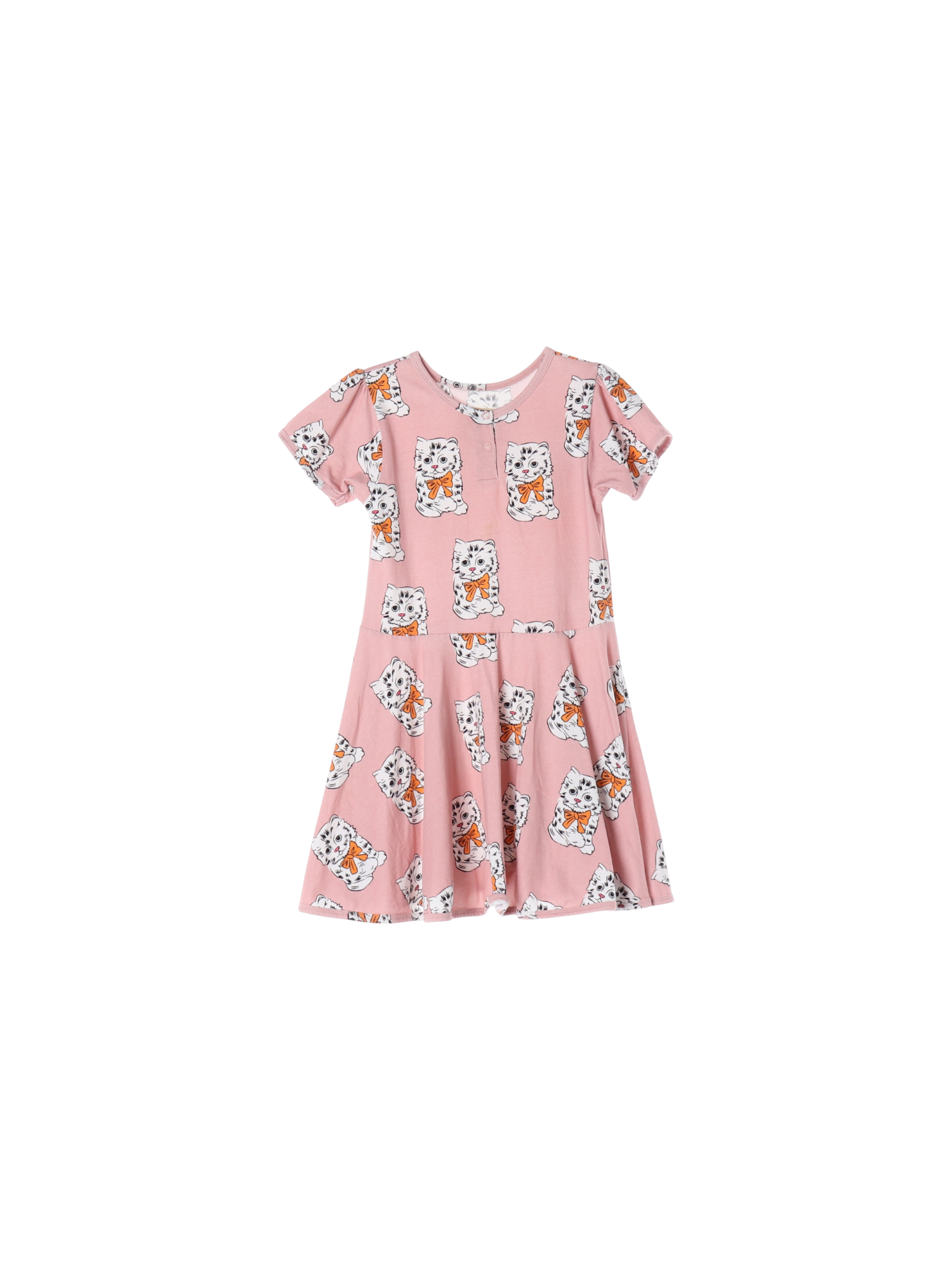 휴고러브스티키 단추 핑크 드레스 10y 0