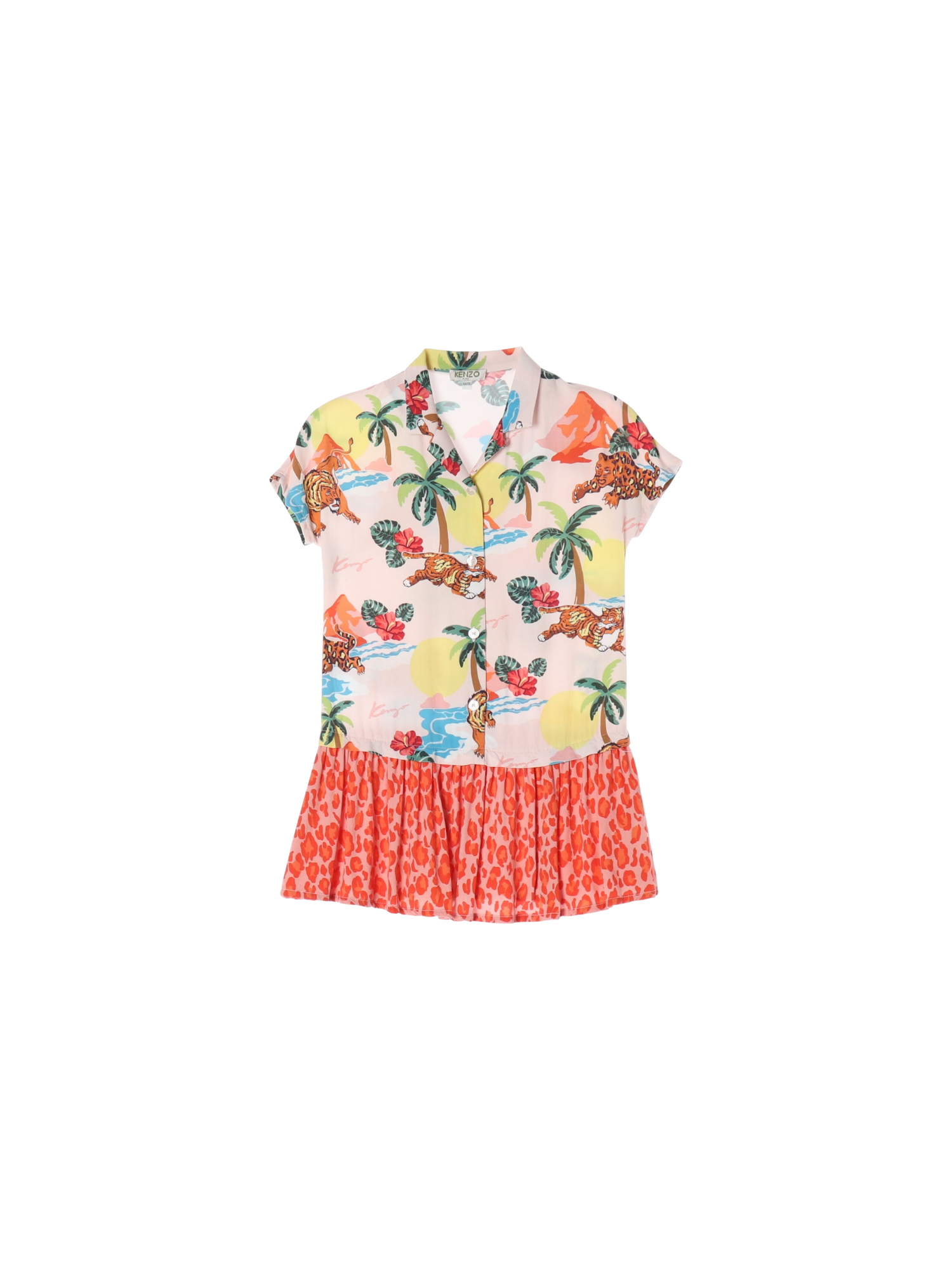 겐조 단추 핑크 드레스 6y 0