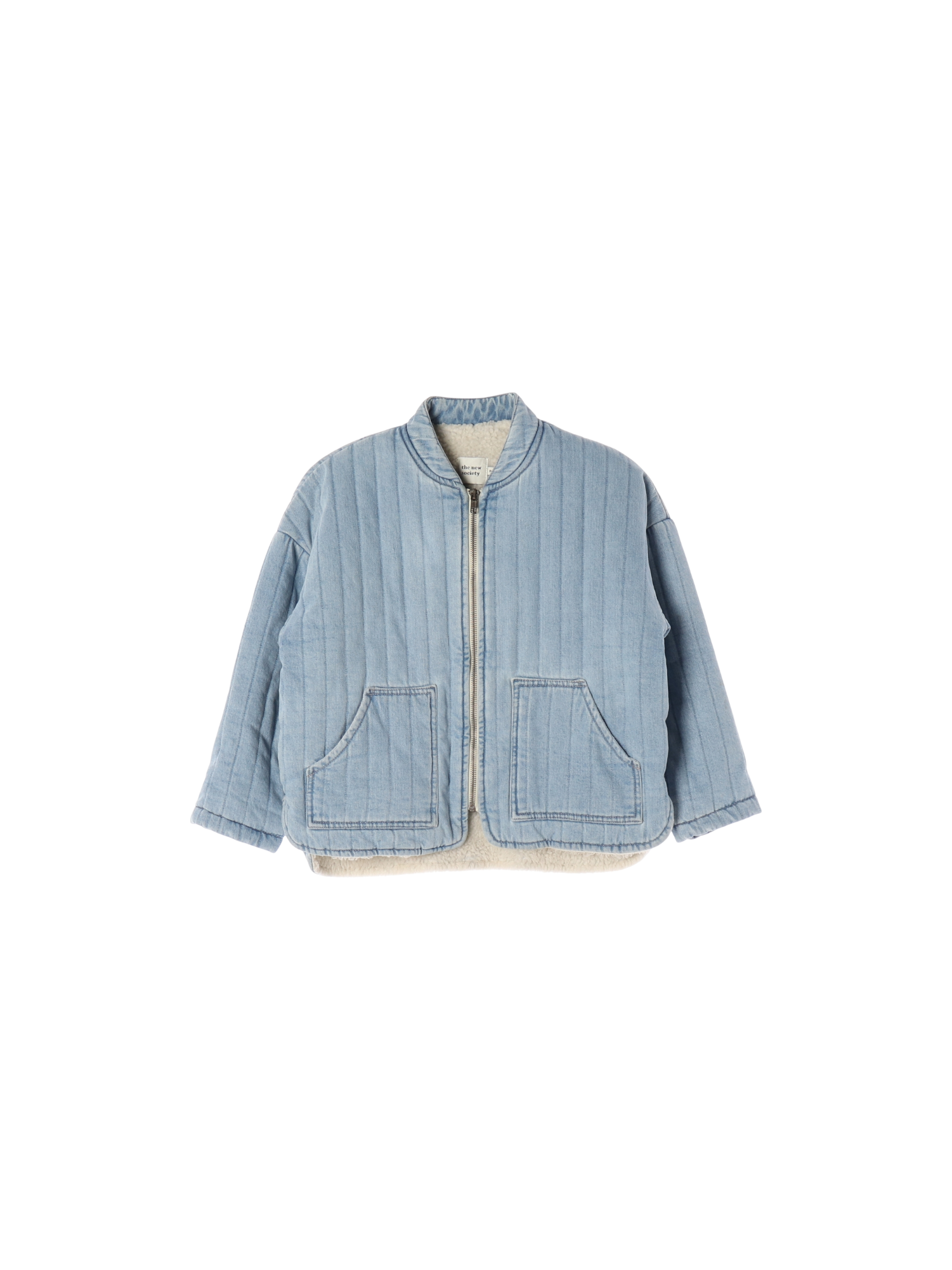 더뉴소사이어티 포켓 스카이블루 집업재킷 8y 0