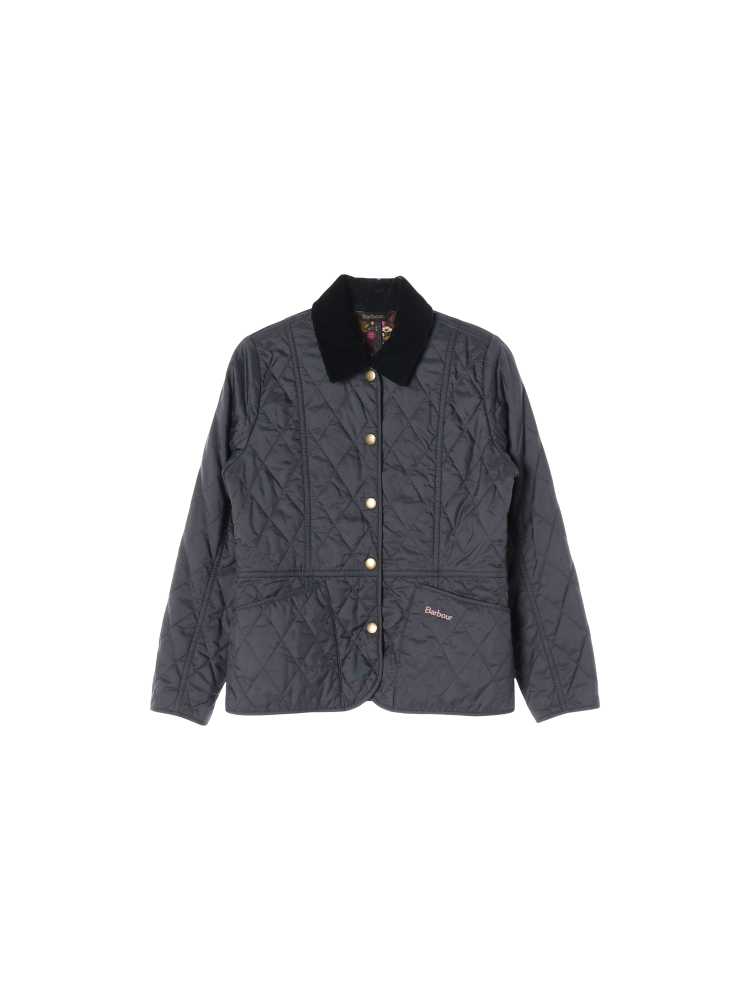 바버 퀼팅 블랙 패딩 8-9y 0