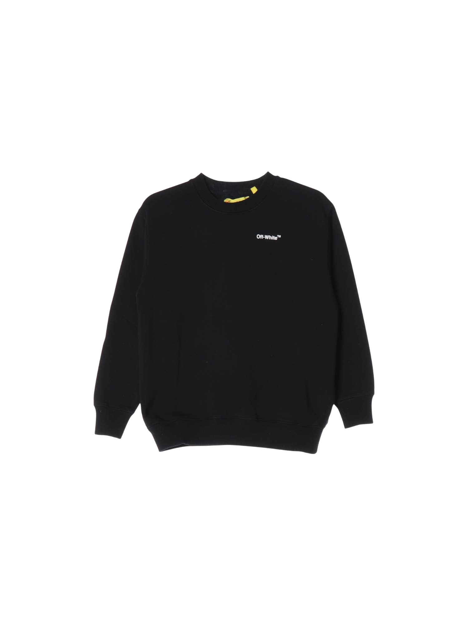오프화이트 블랙 스웨트셔츠 8y 0
