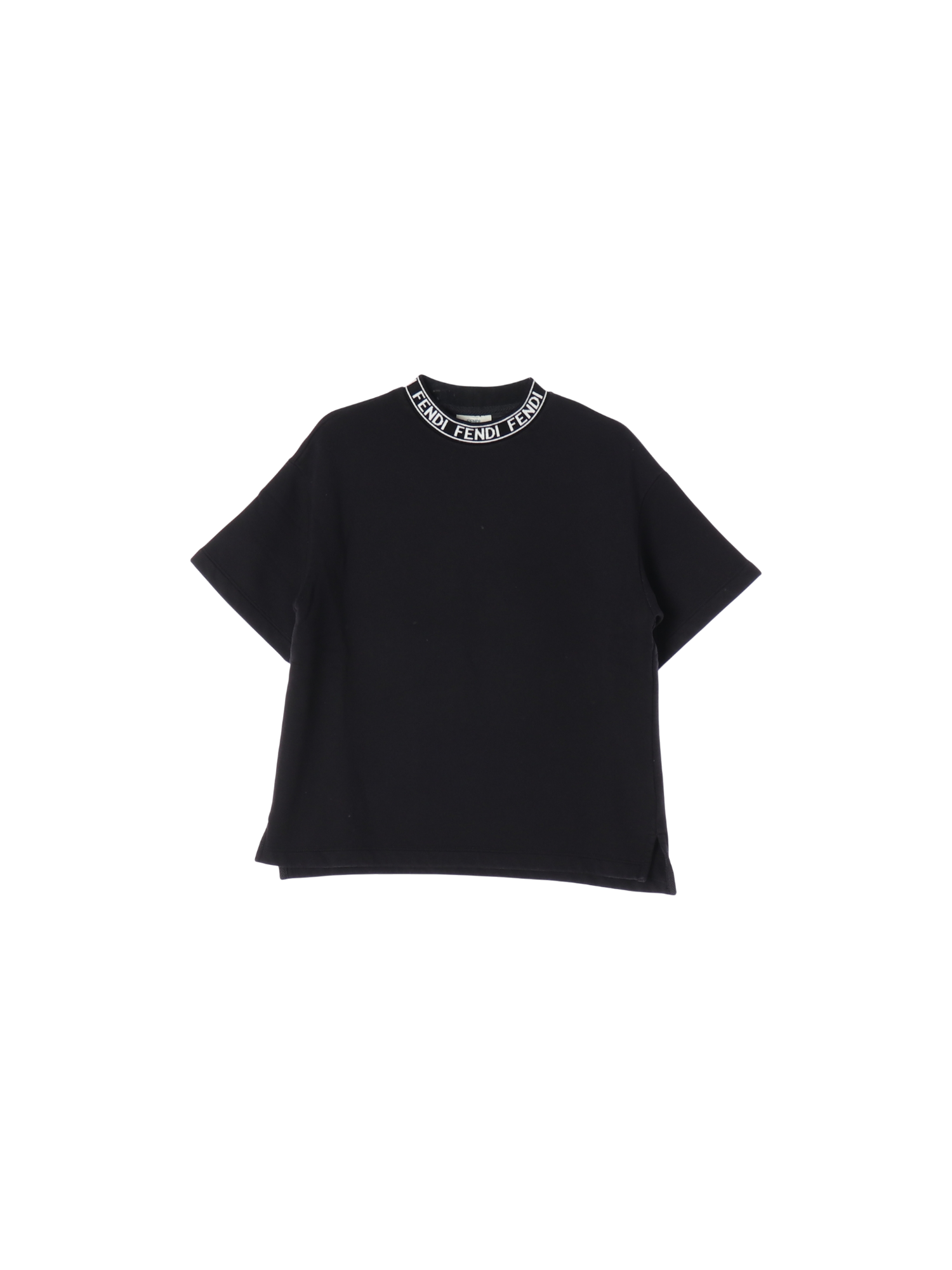 펜디 슬릿 블랙 티셔츠 8y 0