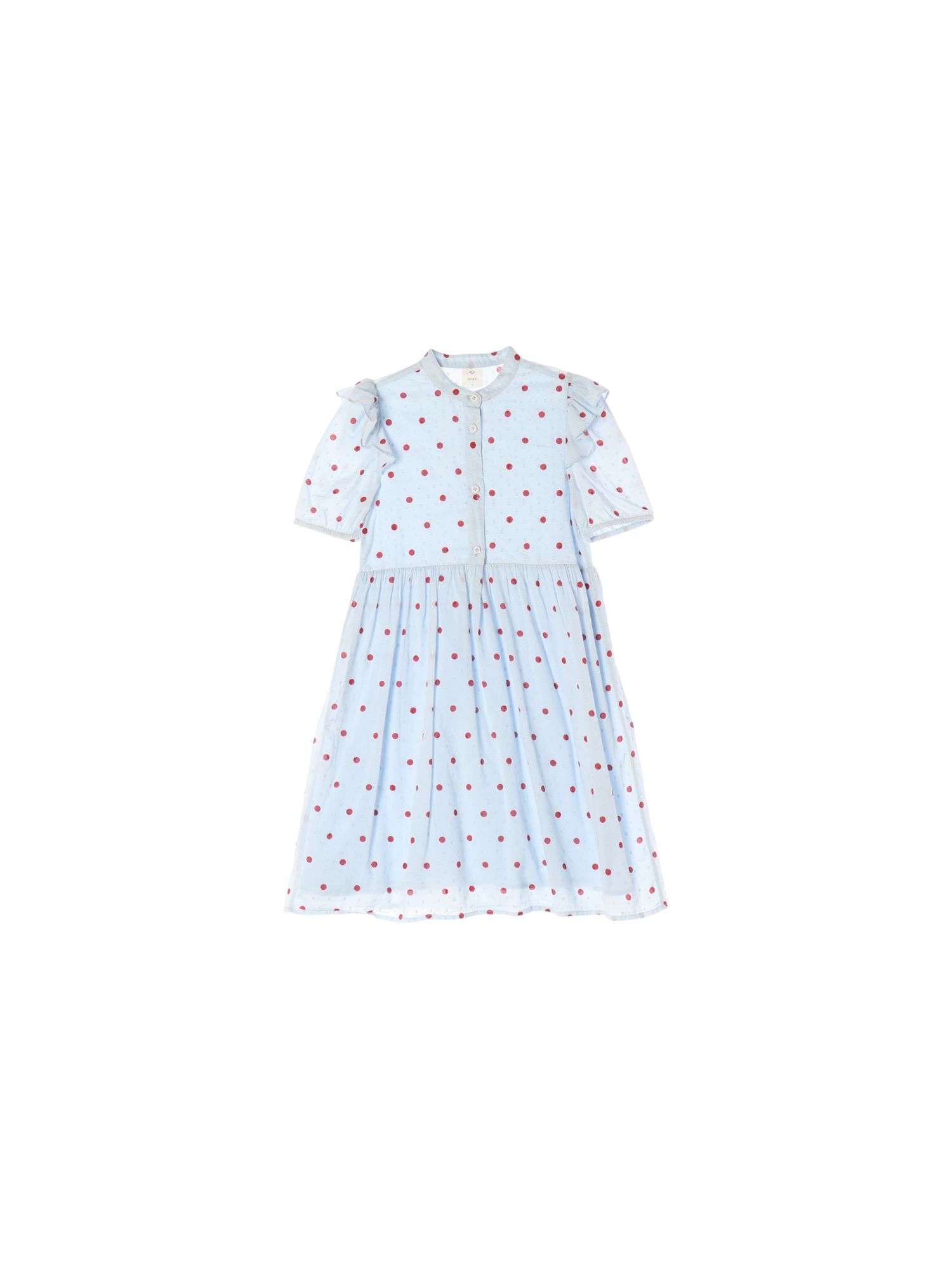 윙켄 프릴 스카이블루 셔츠원피스 8y 0