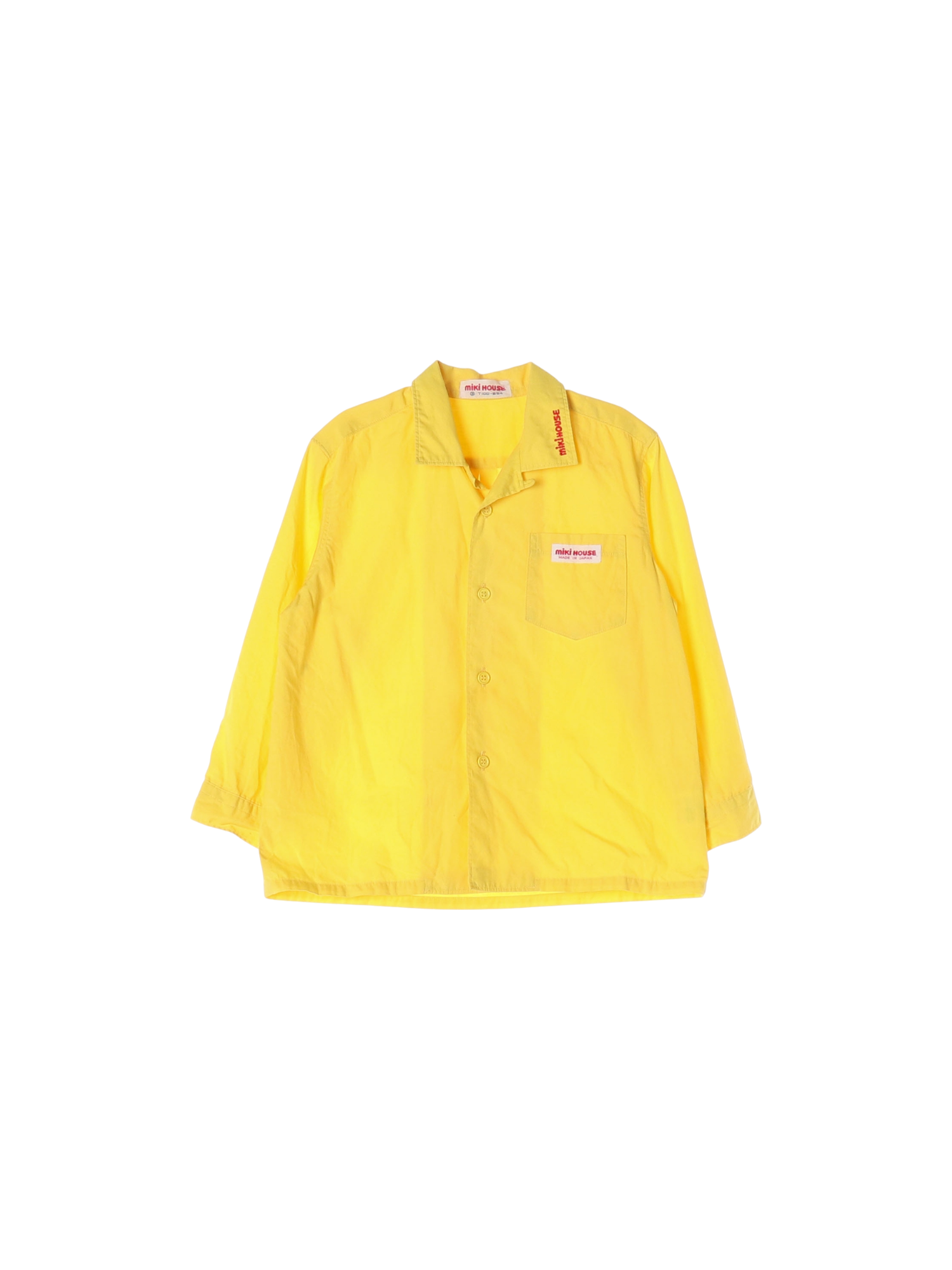 미키하우스 포켓 옐로우 셔츠 100cm 0