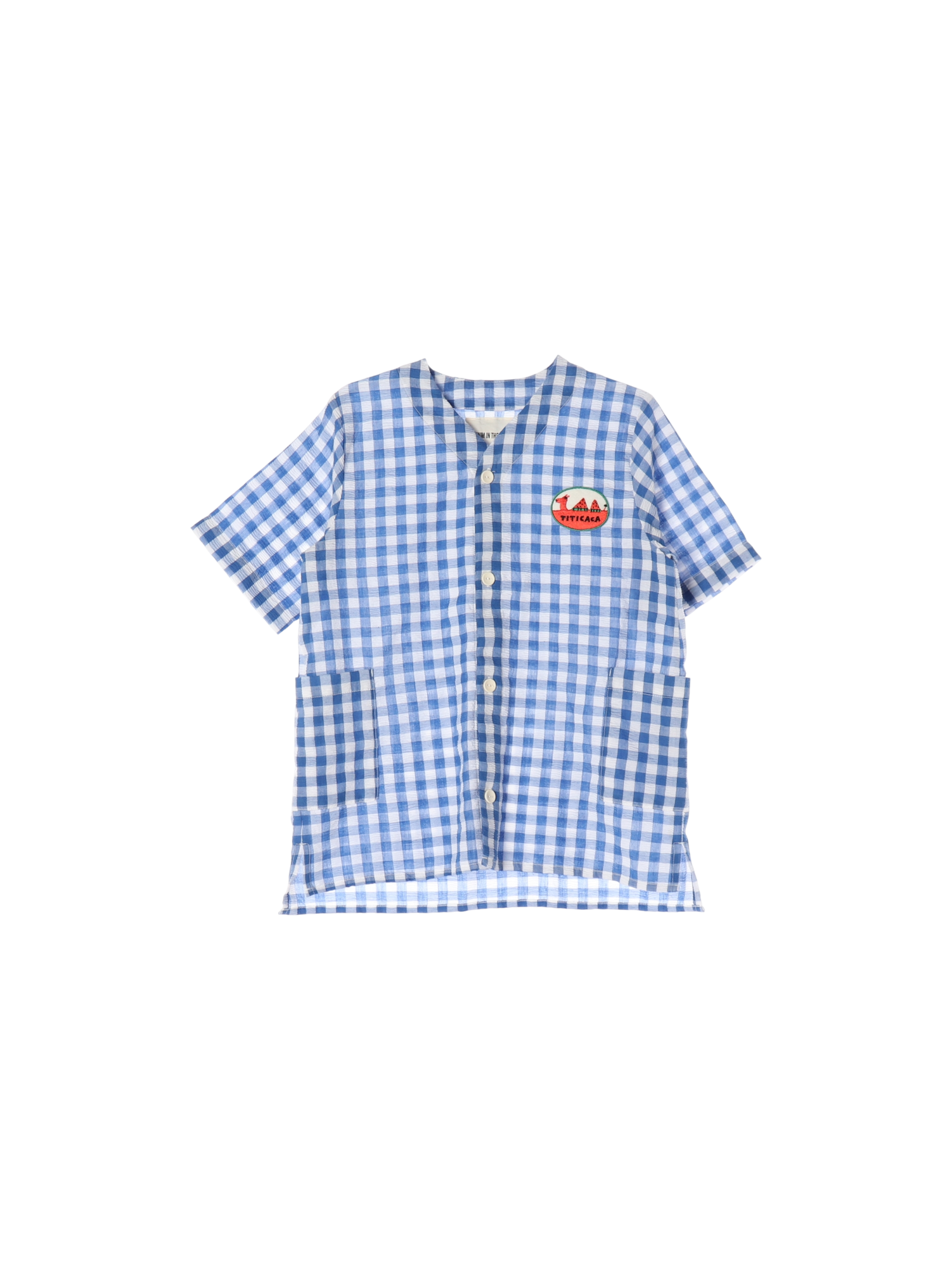 데님인더박스 단추 블루 블라우스 130cm 0