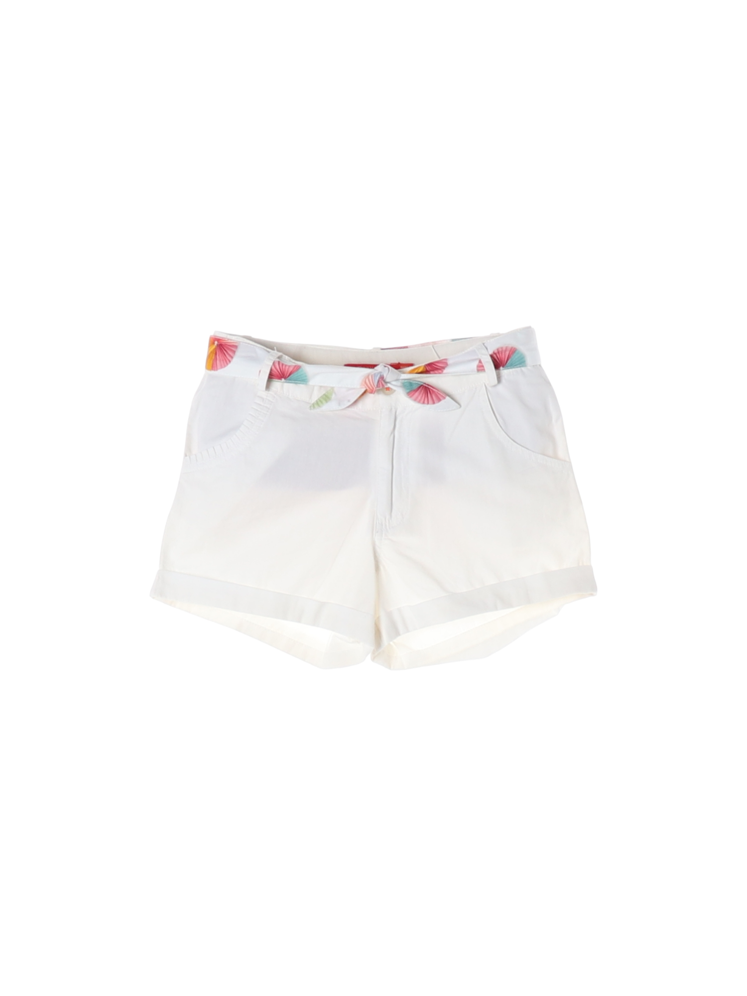 오일릴리 포켓 화이트 스웨트팬츠 10y 0