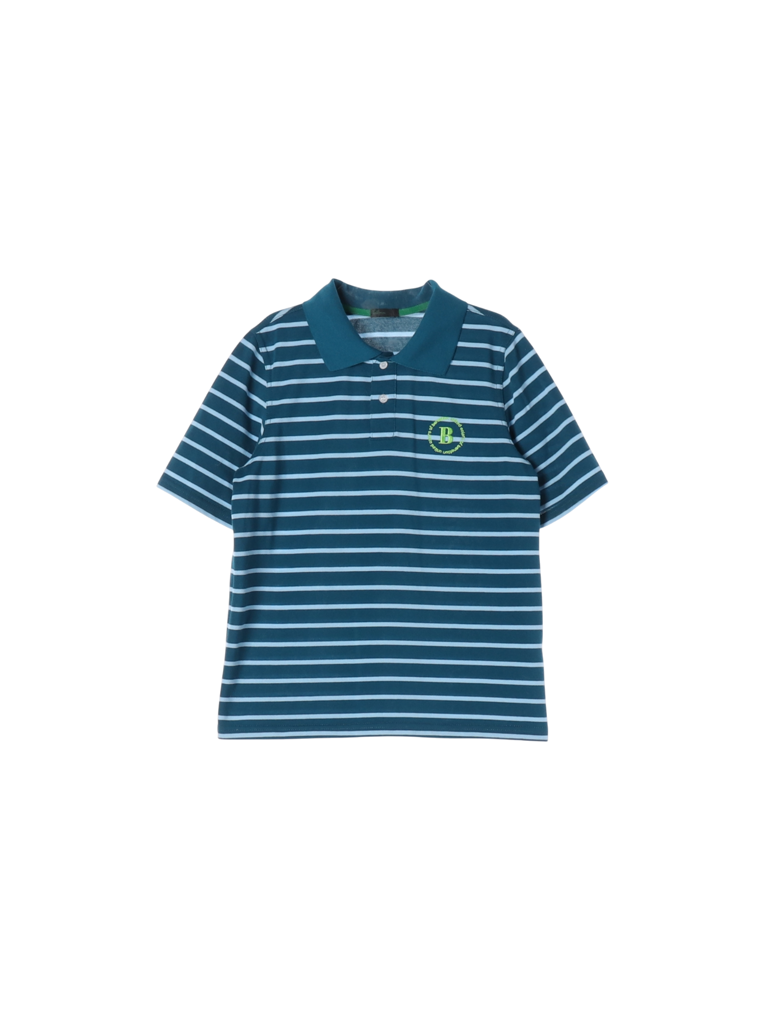 베네통 단추 블루 폴로셔츠 145cm 0