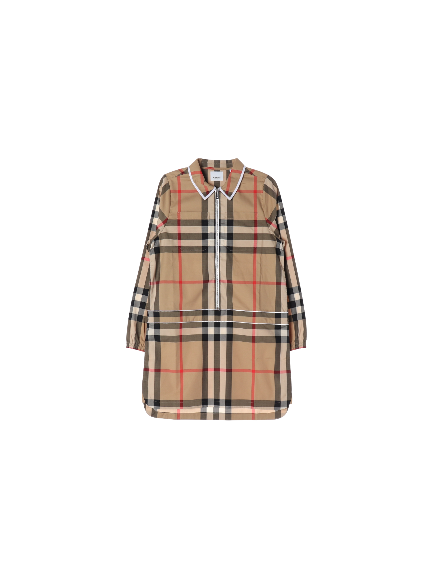 버버리 포켓 베이지 셔츠원피스 12y 0