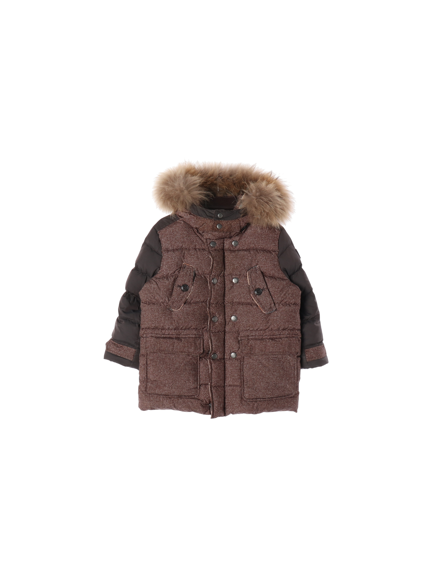 닥스 포켓 브라운 패딩 110cm 0