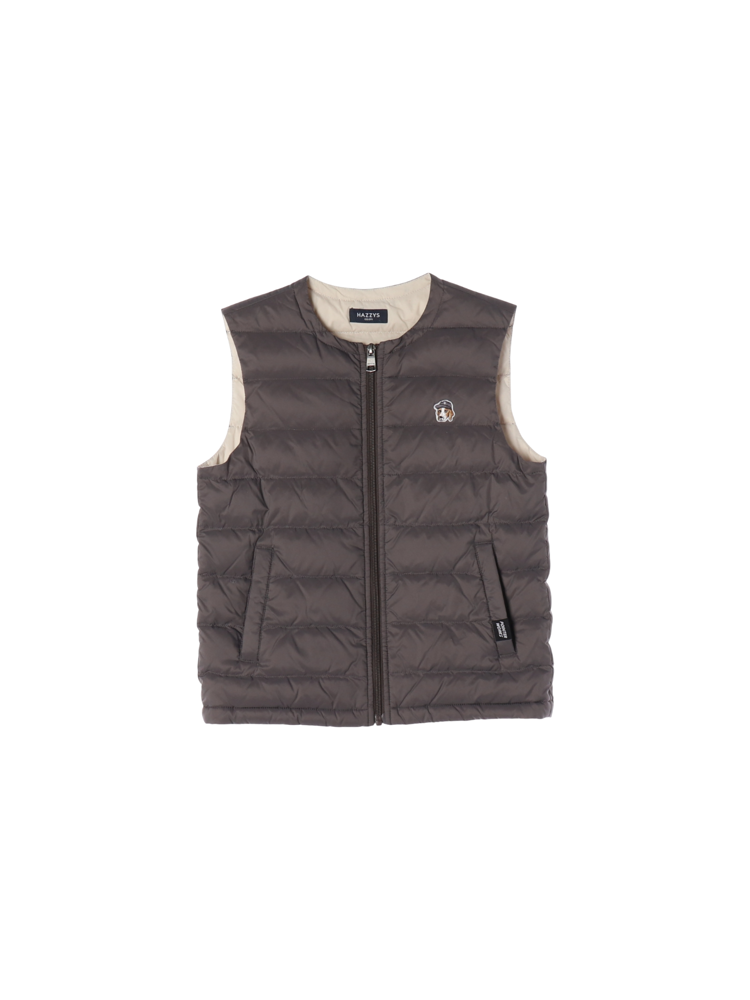 헤지스 브라운 패딩조끼 130cm 0