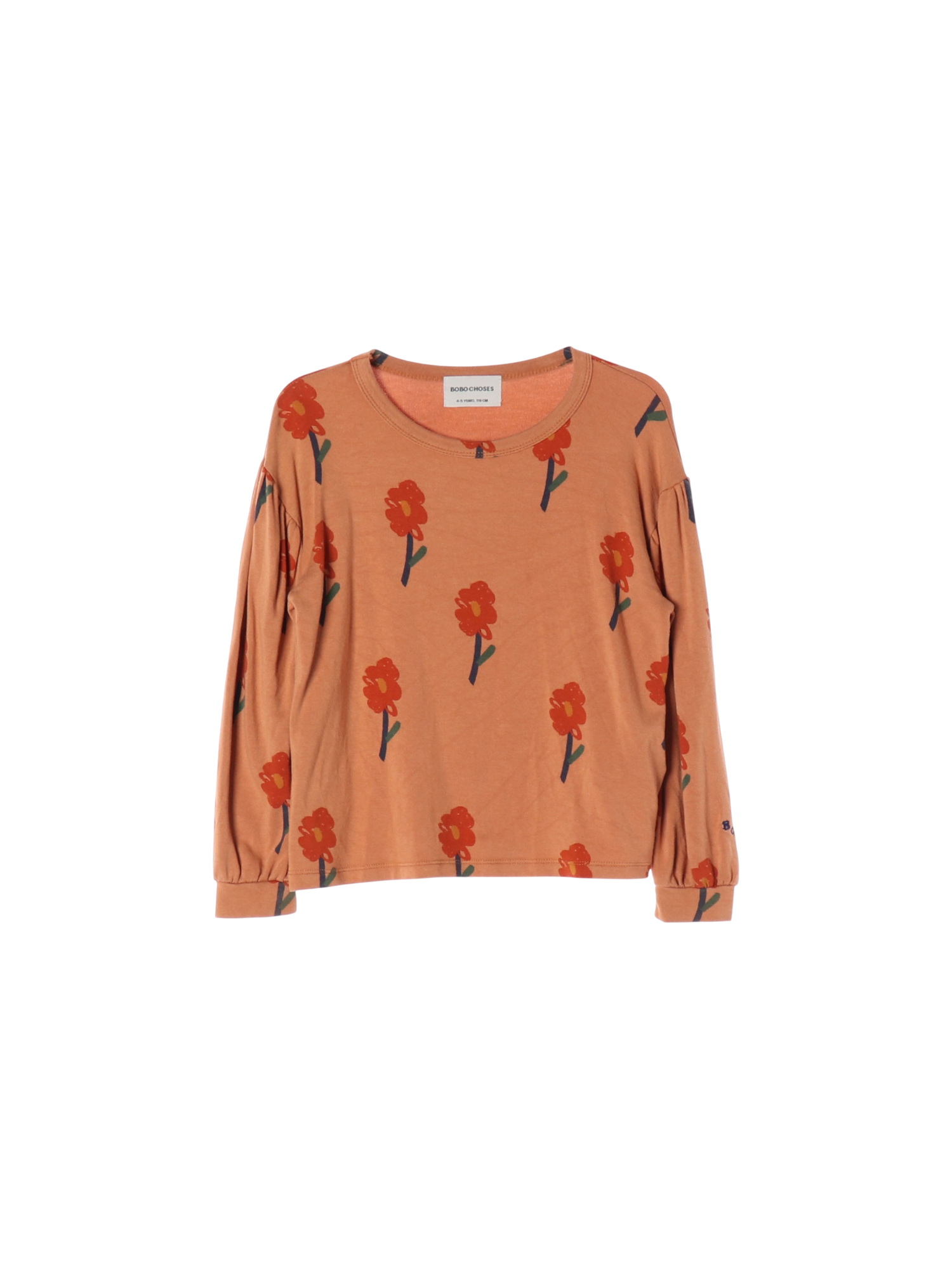 보보쇼즈 드롭숄더 오렌지 티셔츠 4-5y 0