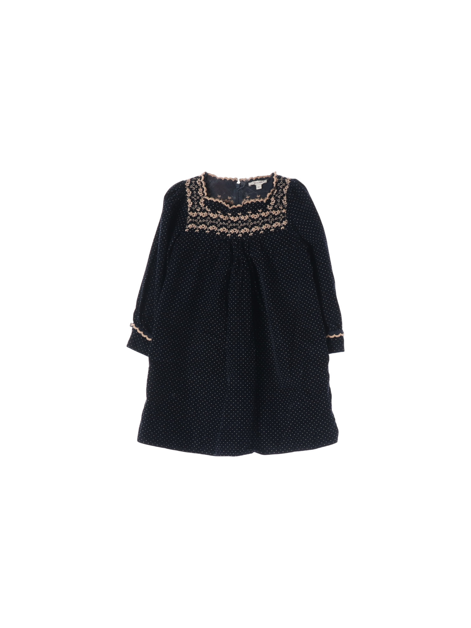 카라멜 셔링 블랙 드레스 6y 0