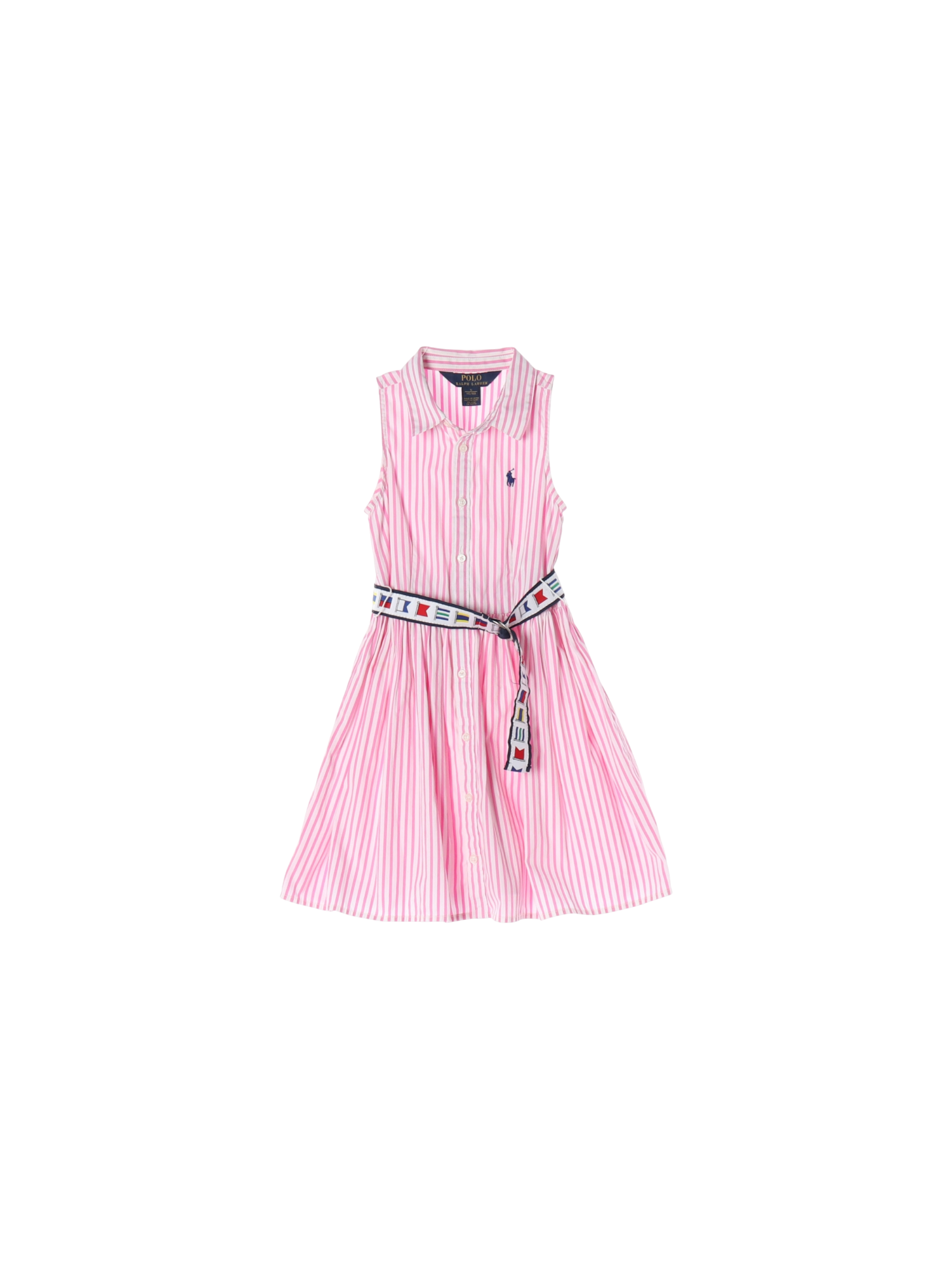 랄프로렌 벨트 핑크 셔츠원피스 5y 0