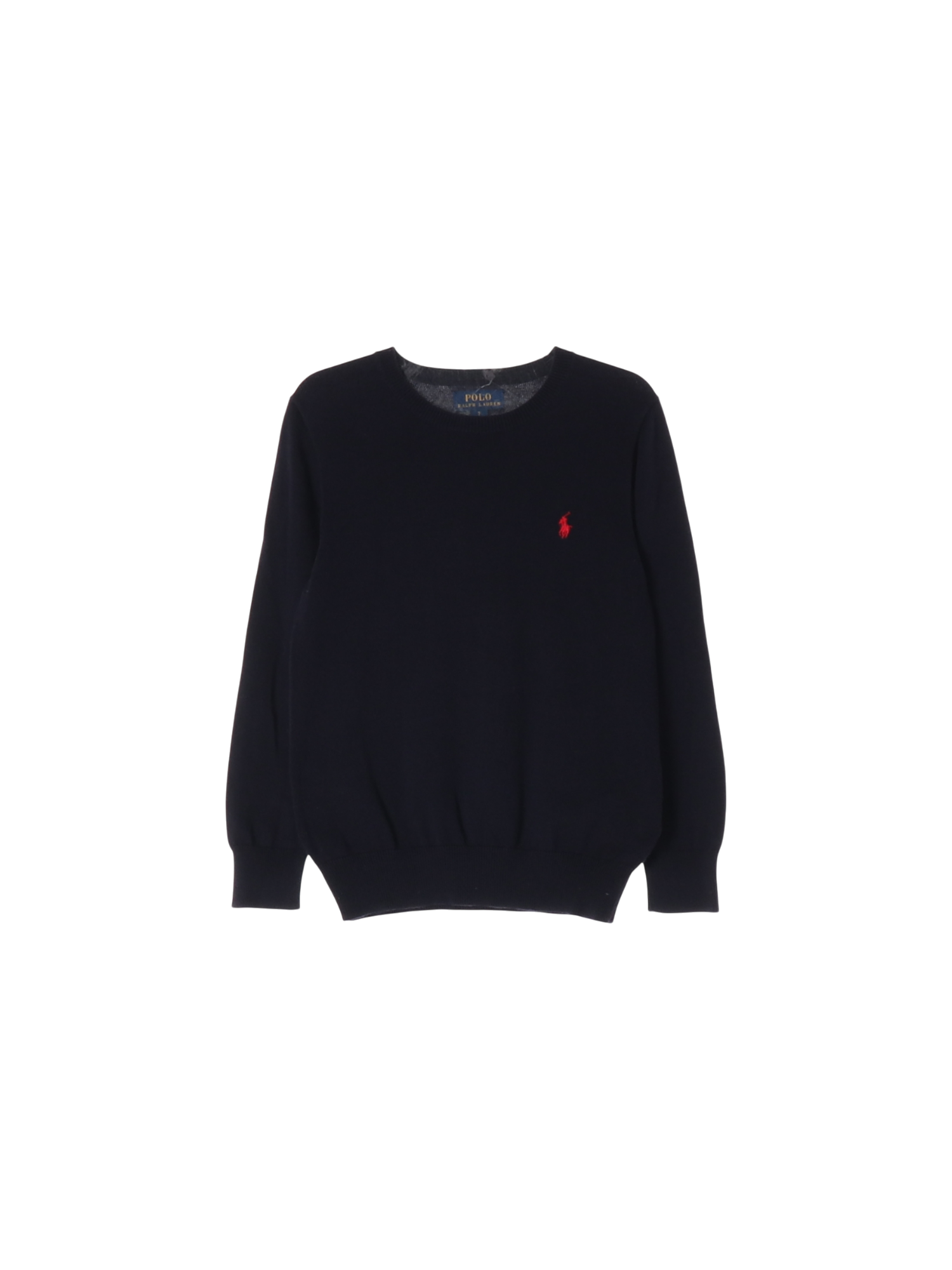 랄프로렌 자수 블랙 스웨트셔츠 7y 0