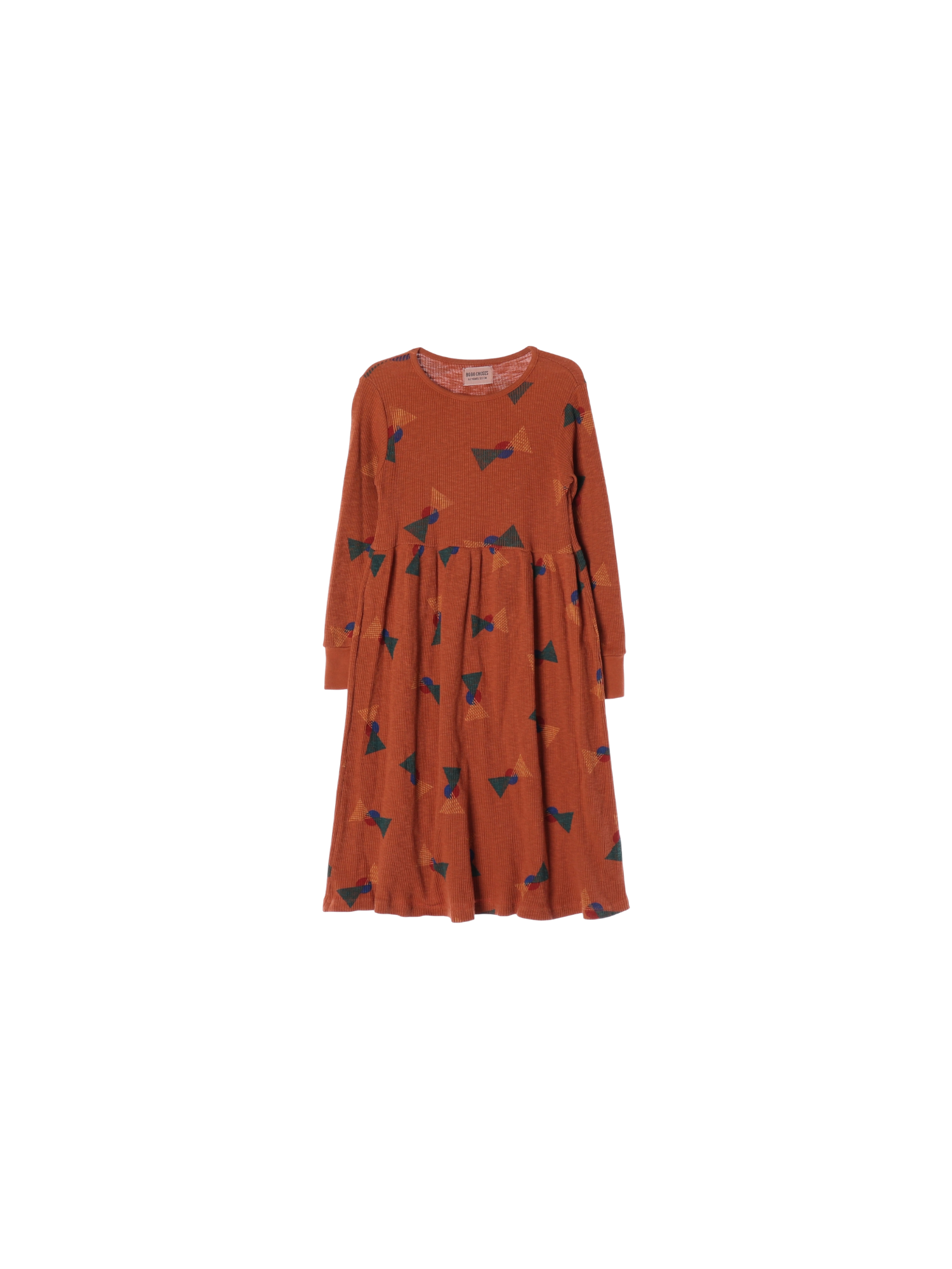 보보쇼즈 셔링 브라운 튜닉원피스 6-7y 0