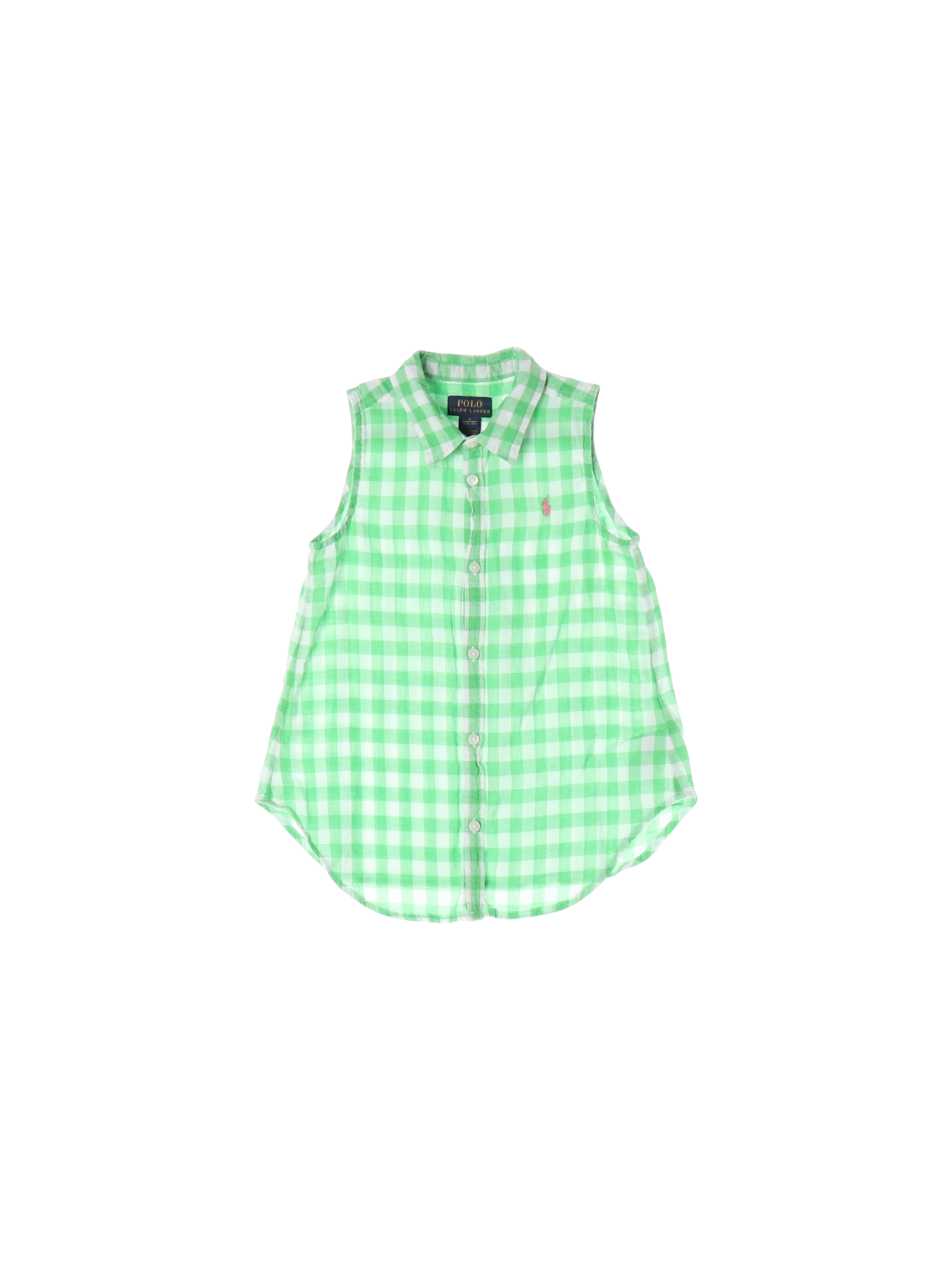 랄프로렌 단추 그린 와이셔츠 6y 0