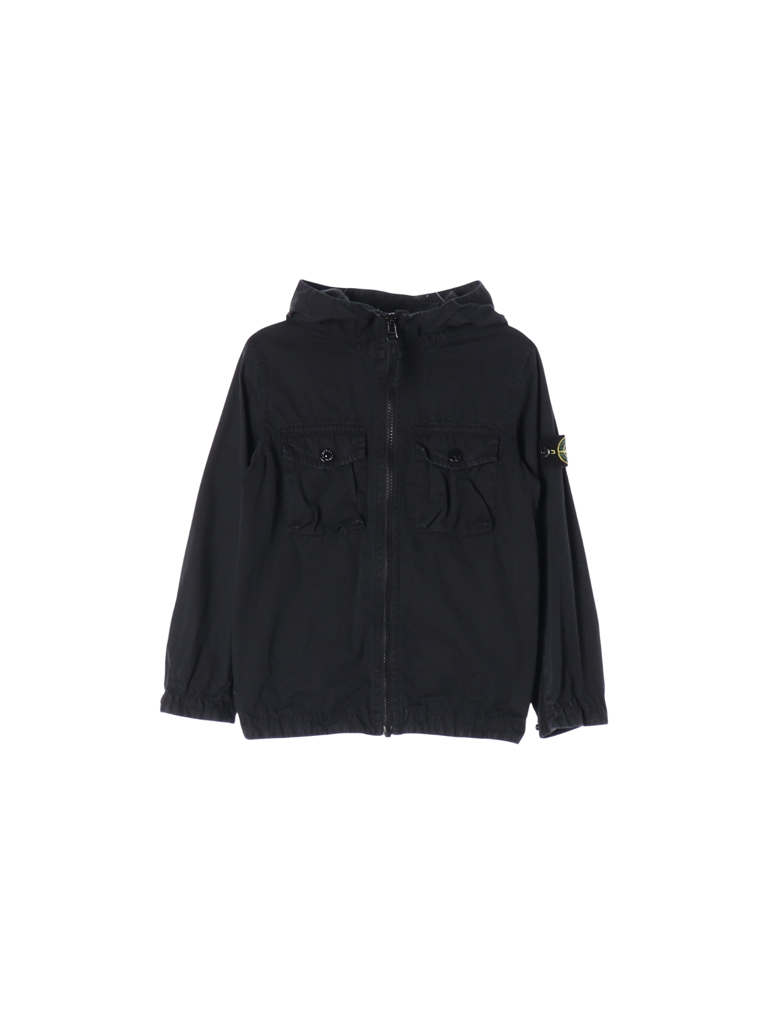 스톤아일랜드 포켓 블랙 바람막이 6y 0