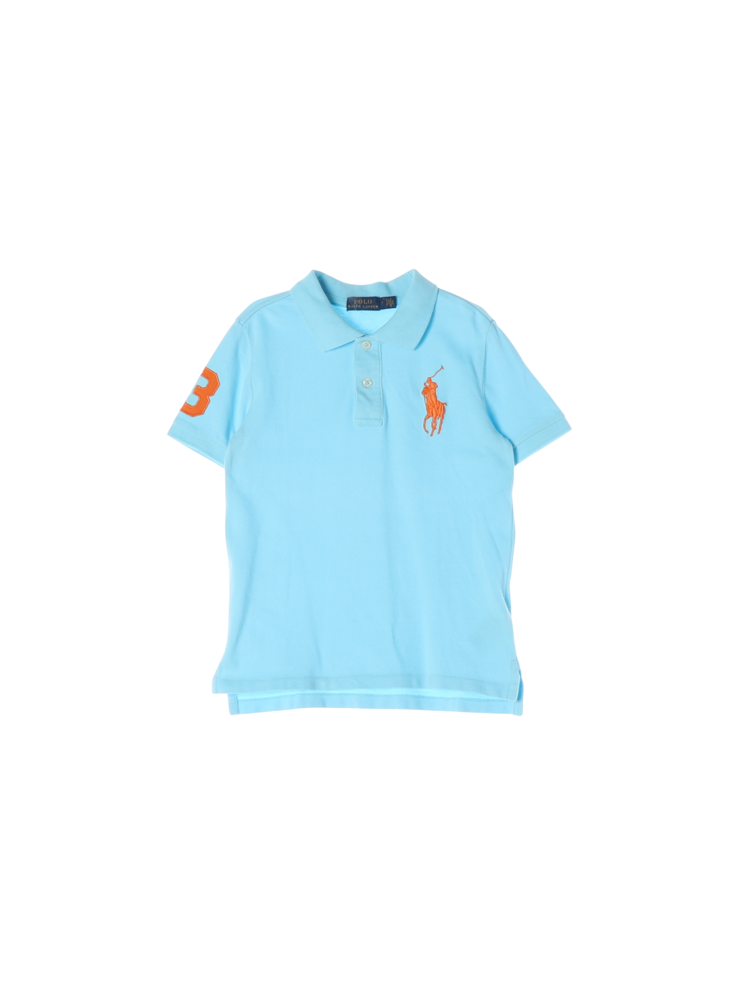 랄프로렌 단추 스카이블루 폴로셔츠 7y 0