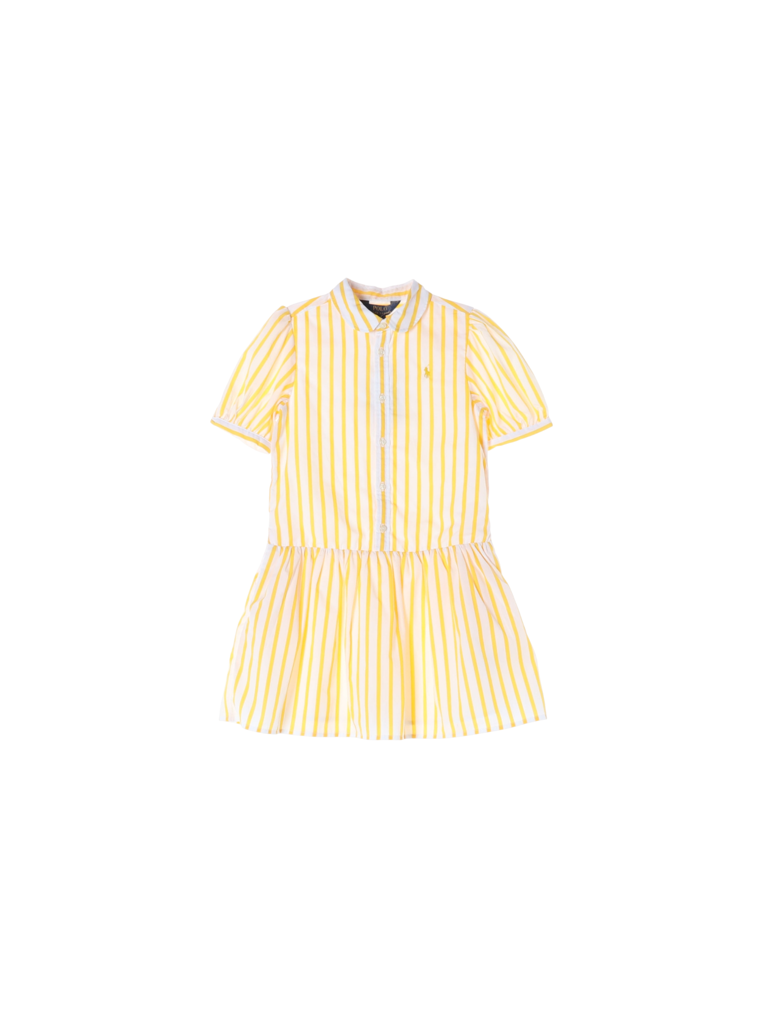 랄프로렌 단추 옐로우 셔츠원피스 6y 0