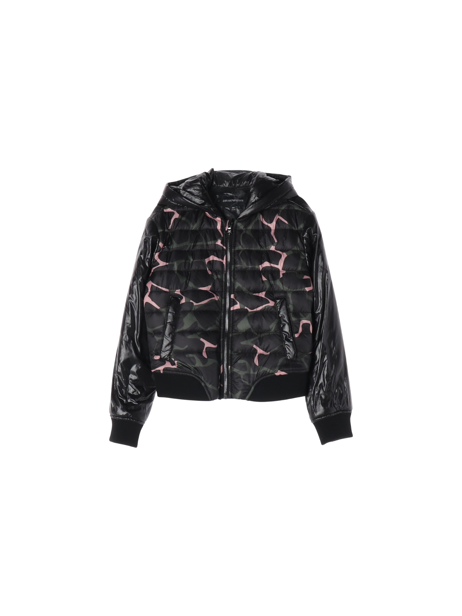 아르마니 퀼팅 블랙 패딩 8y 0