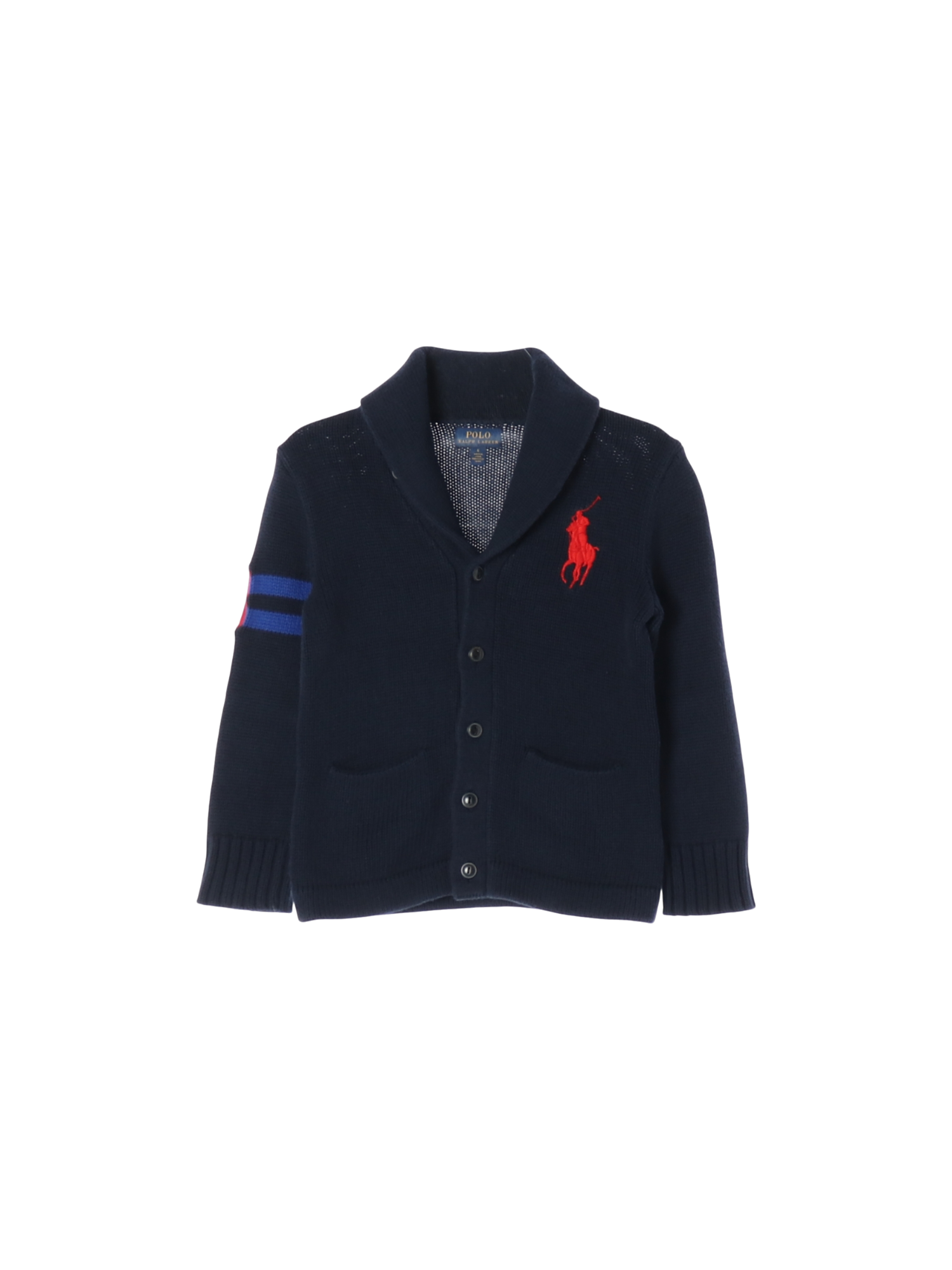 랄프로렌 단추 네이비 가디건 6y 0