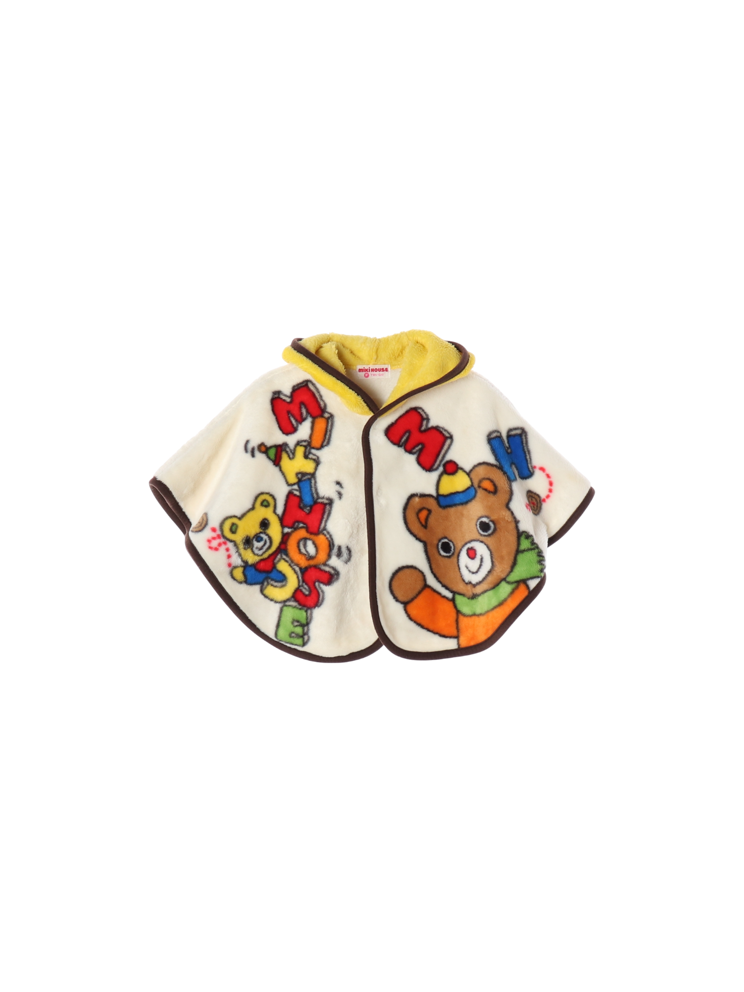 미키하우스 후드 베이지 케이프 85cm 0